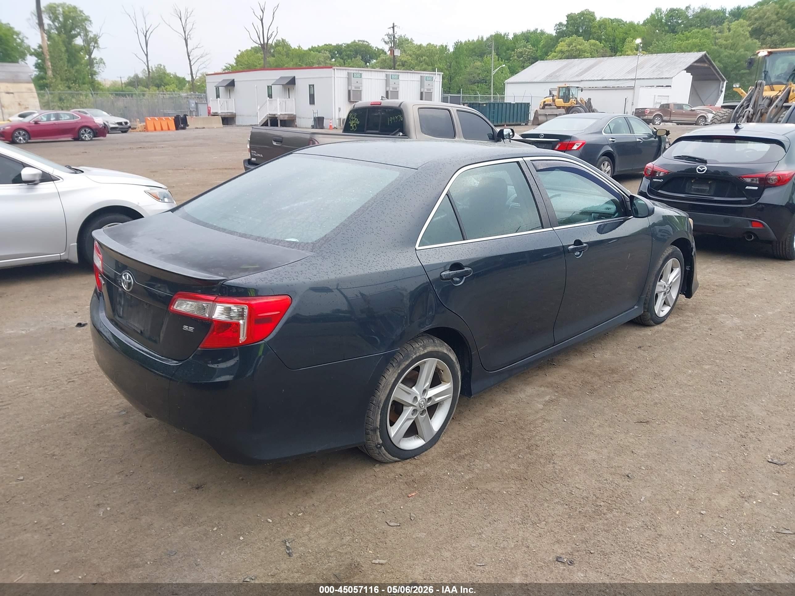 2013 Toyota Camry Se Black vin: 4T1BF1FK2DU721209