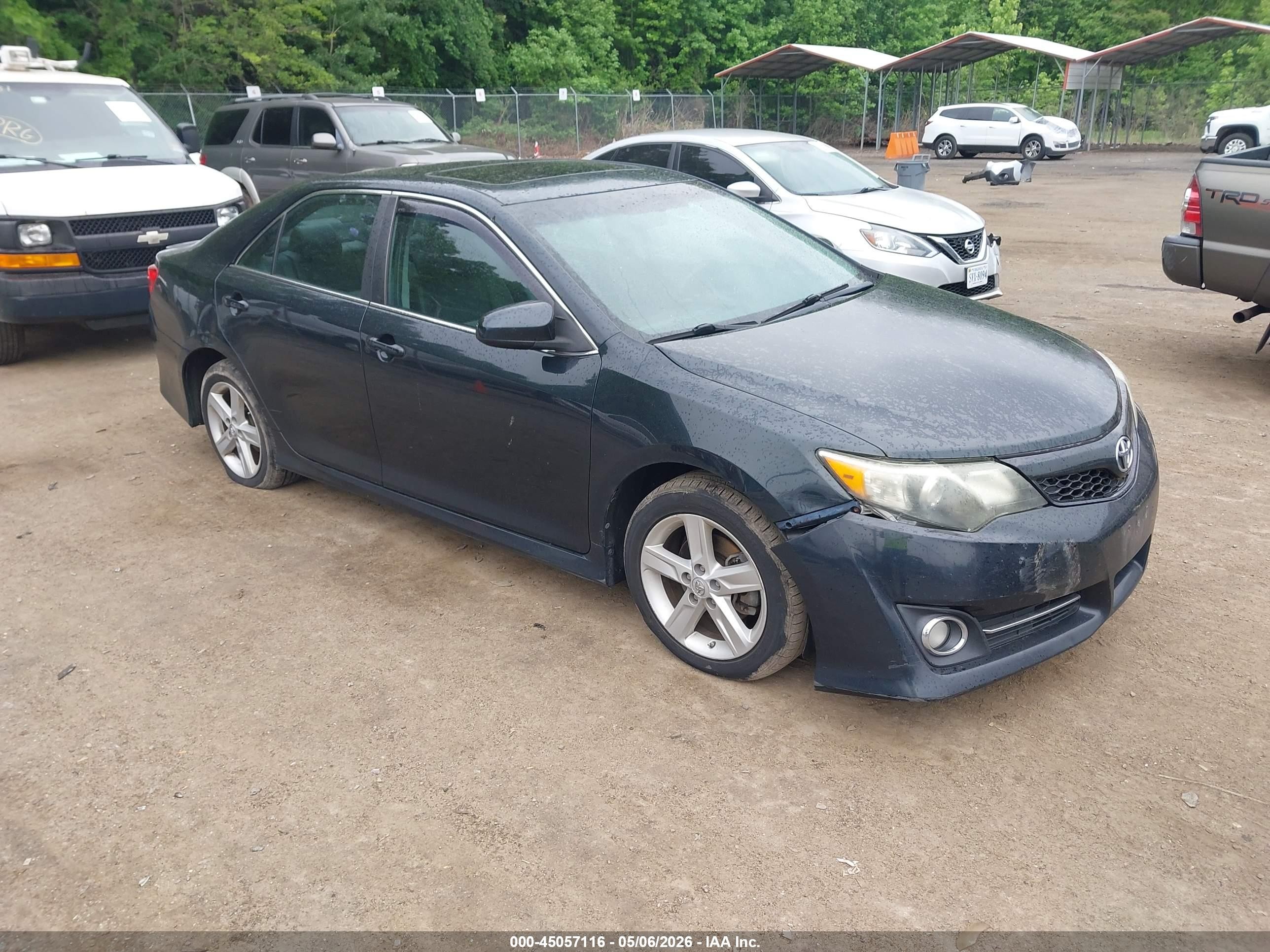 2013 Toyota Camry Se Black vin: 4T1BF1FK2DU721209
