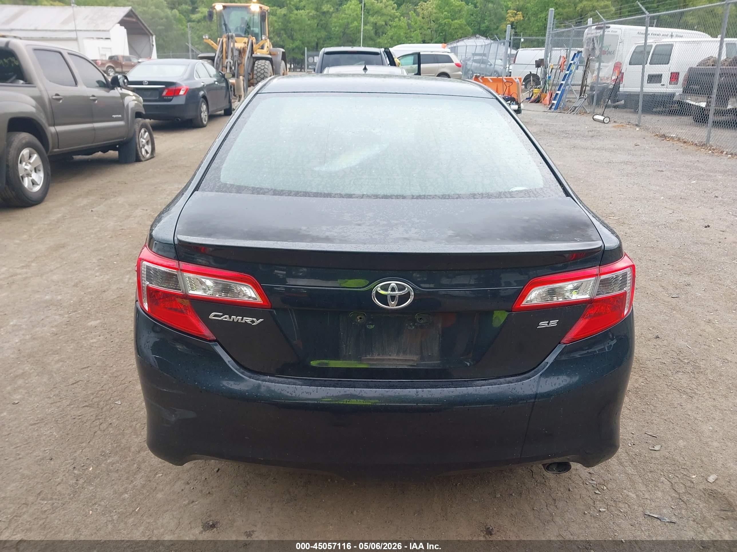 2013 Toyota Camry Se Black vin: 4T1BF1FK2DU721209