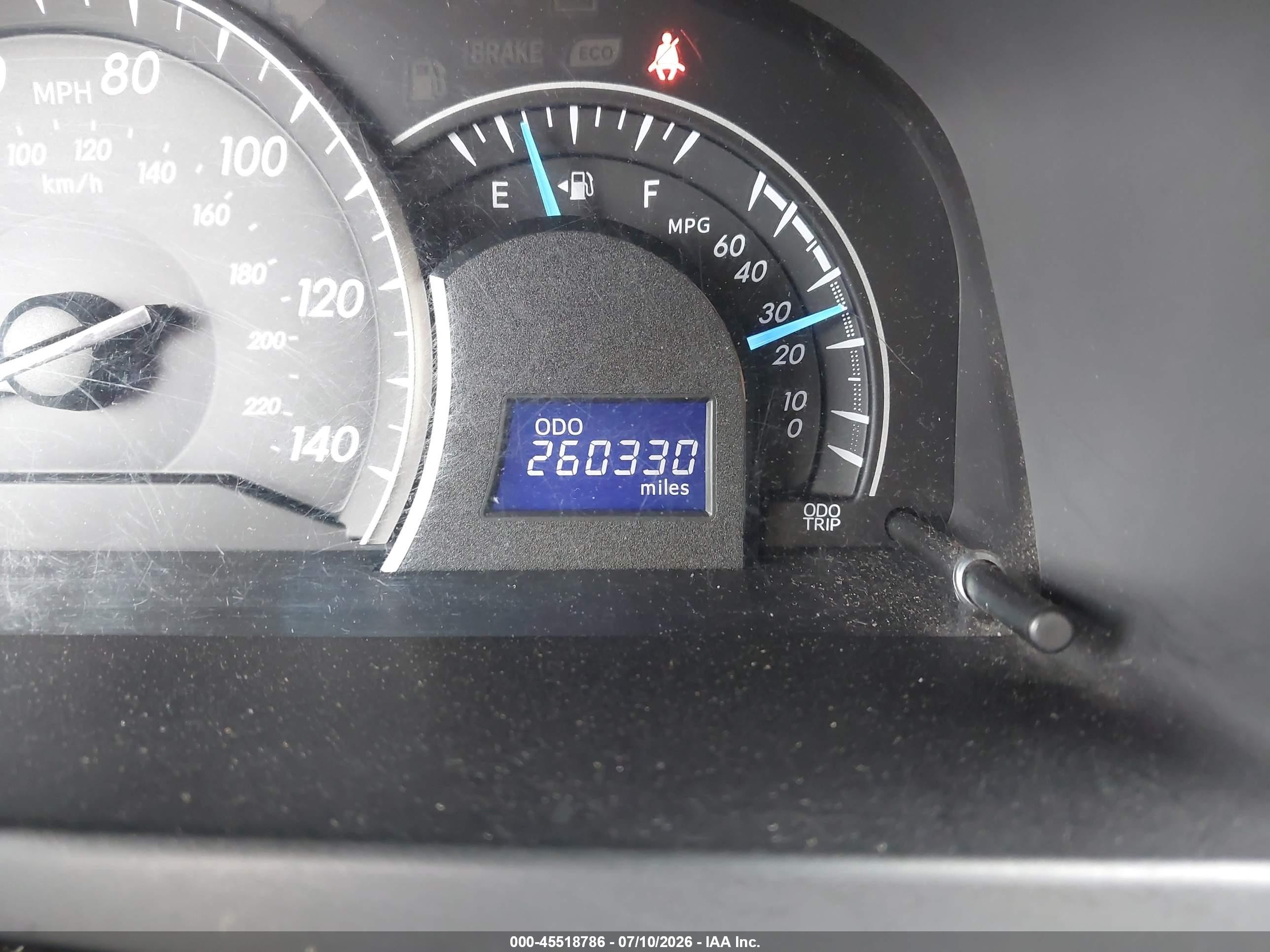 2013 Toyota Camry Le Красный vin: 4T1BF1FK2DU724420