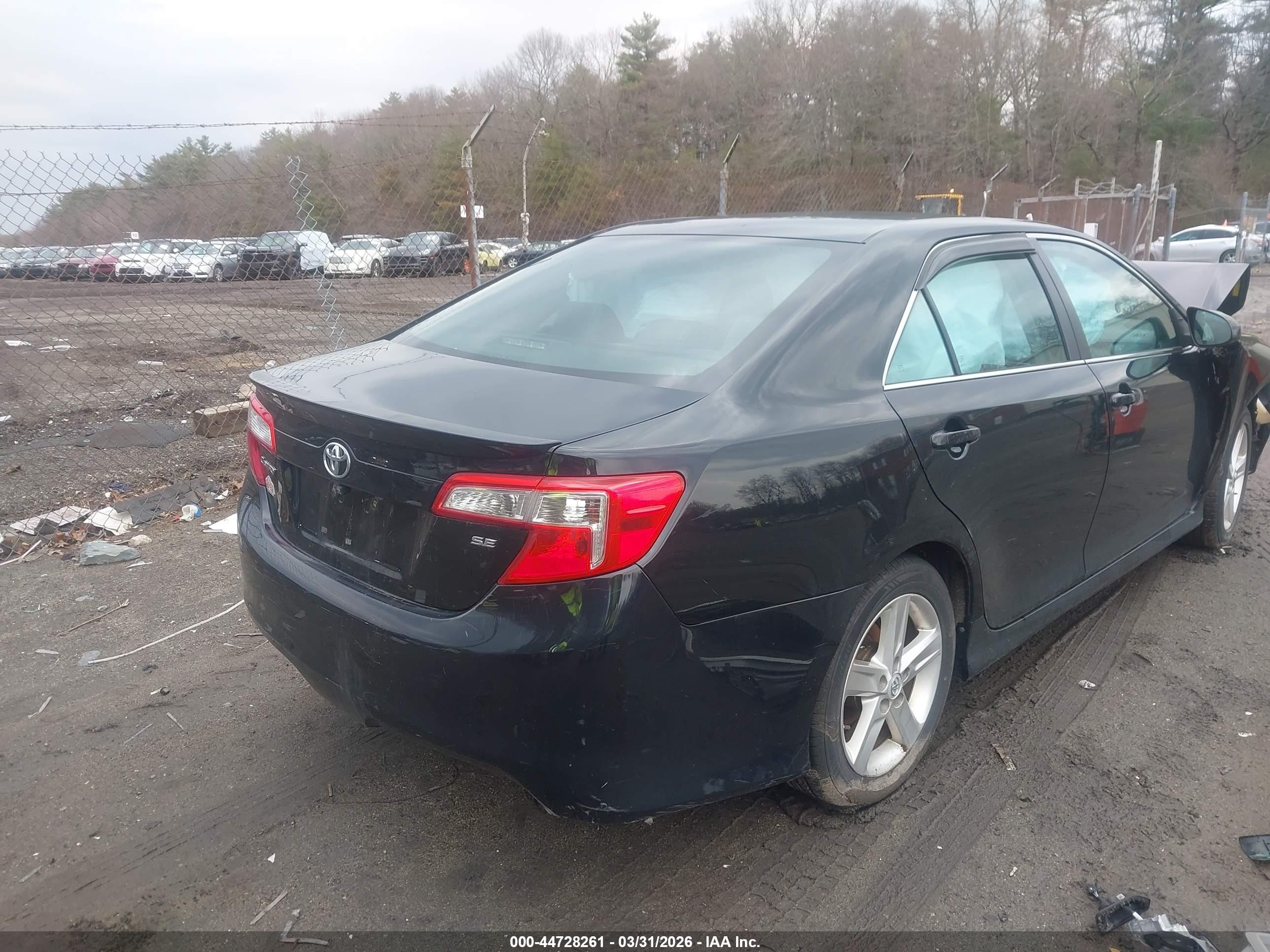 2013 Toyota Camry Se Black vin: 4T1BF1FK2DU724496