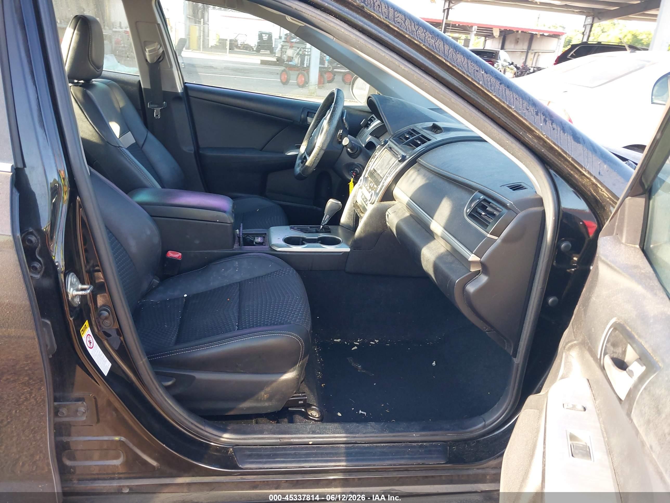 2014 Toyota Camry Se Черный vin: 4T1BF1FK2EU308434