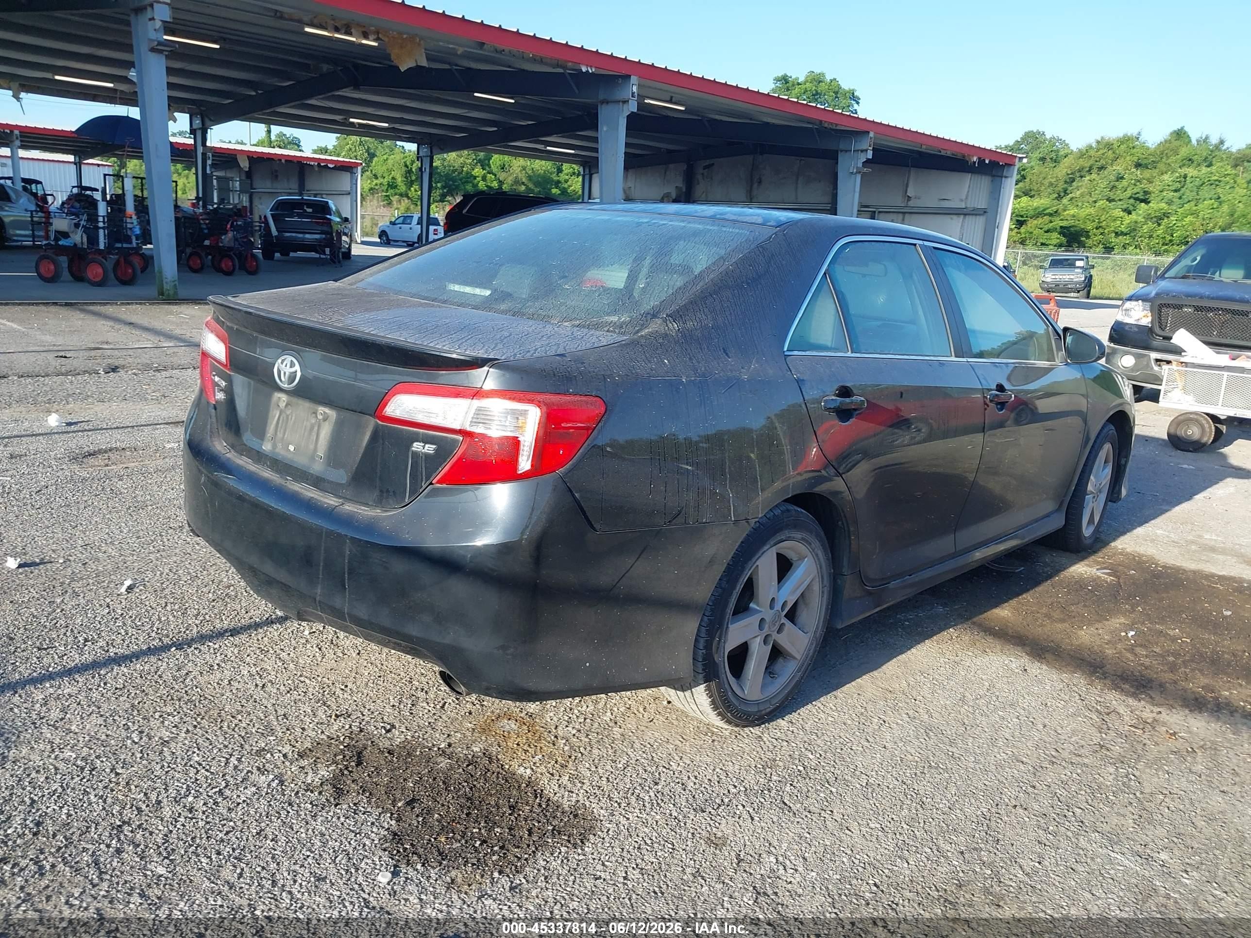 2014 Toyota Camry Se Черный vin: 4T1BF1FK2EU308434