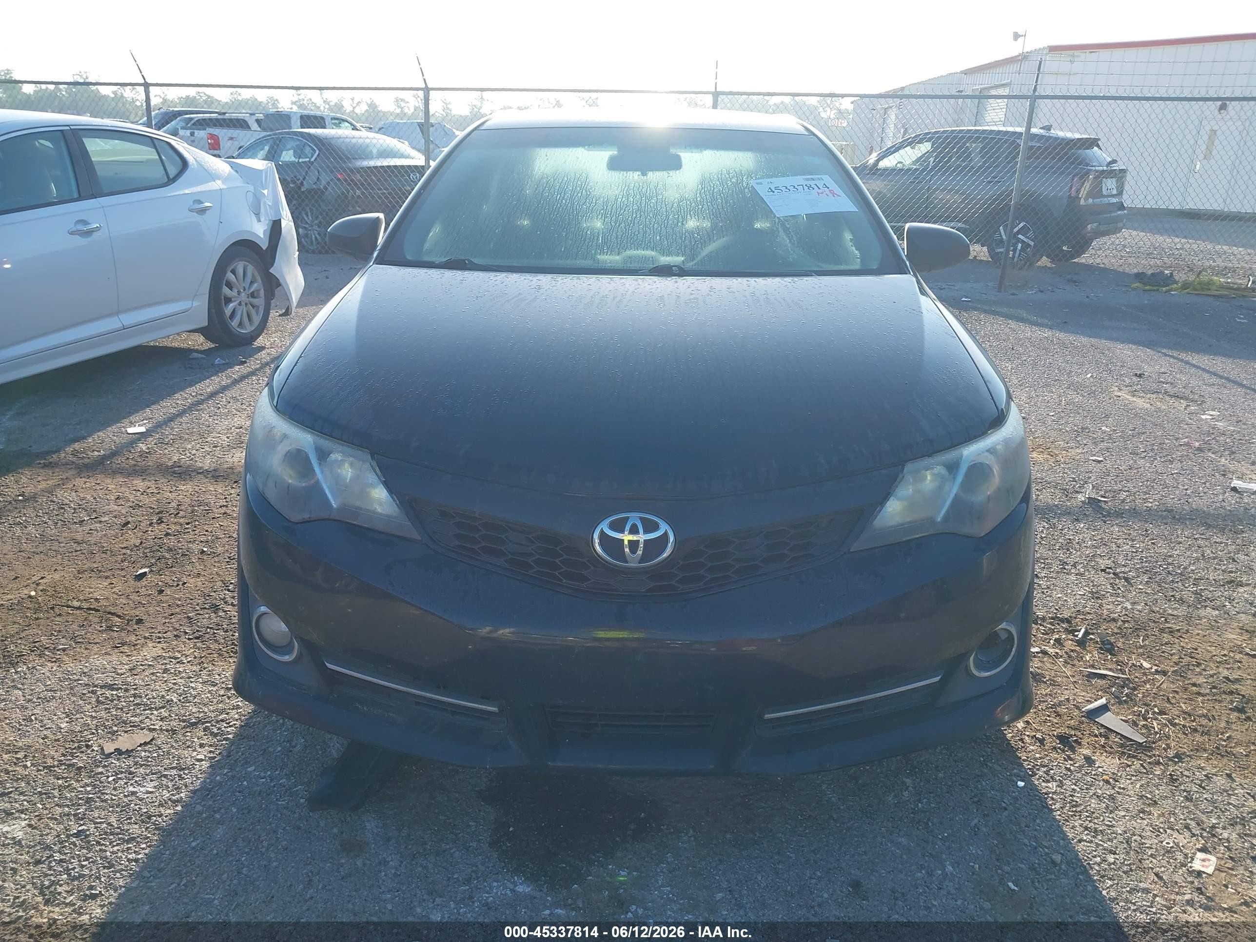 2014 Toyota Camry Se Черный vin: 4T1BF1FK2EU308434