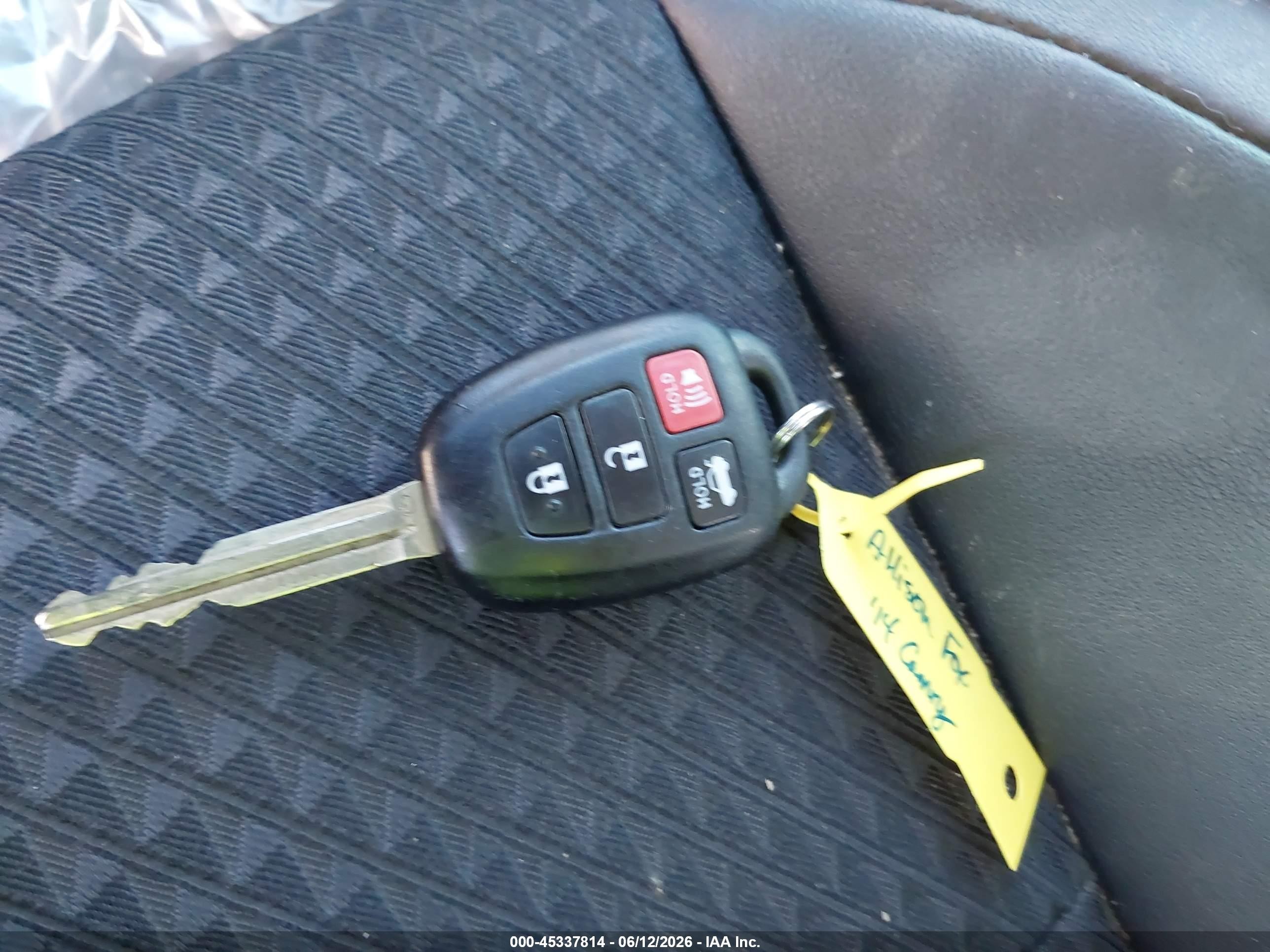 2014 Toyota Camry Se Черный vin: 4T1BF1FK2EU308434