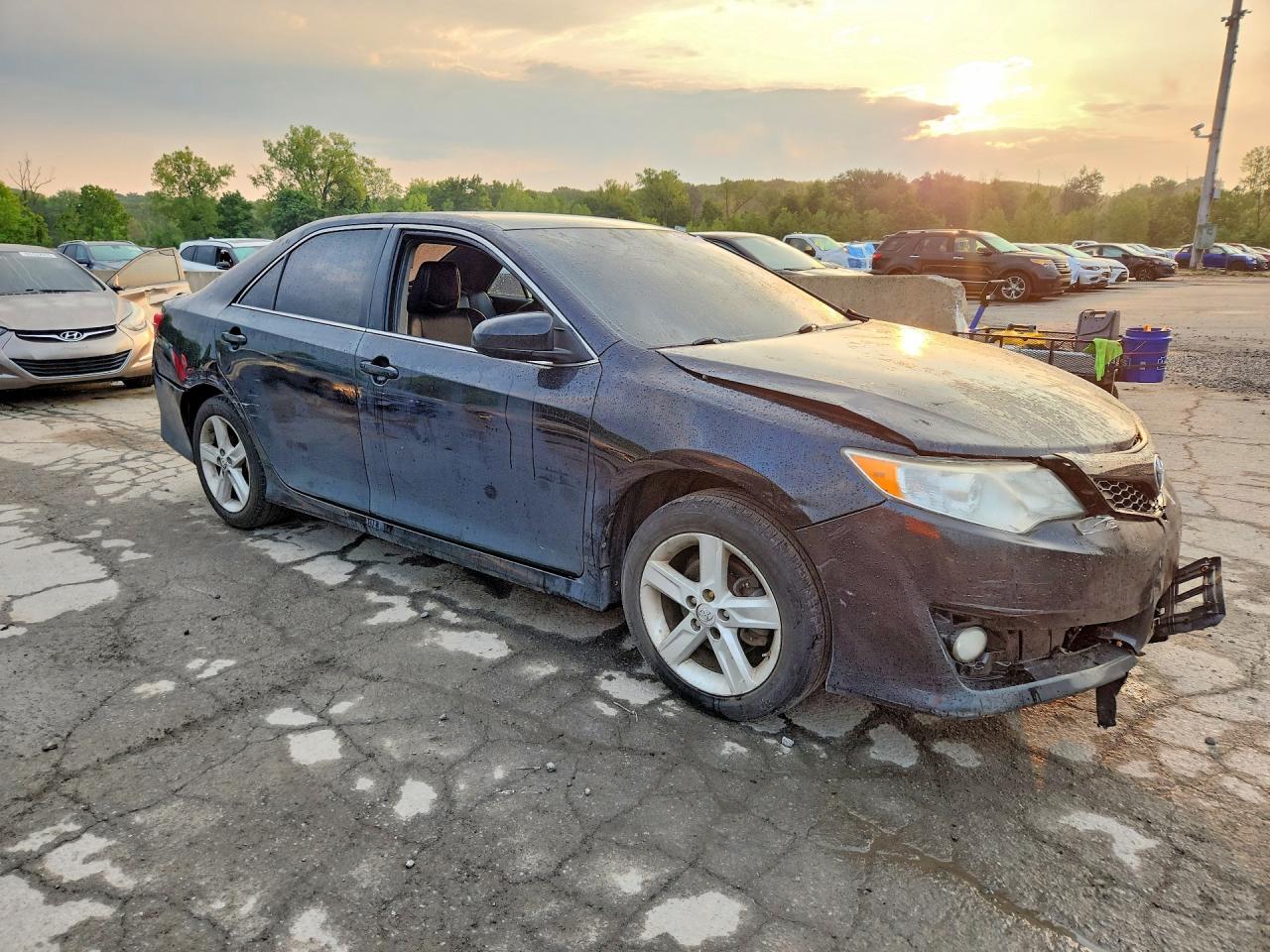 2014 Toyota Camry Se Черный vin: 4T1BF1FK2EU311107
