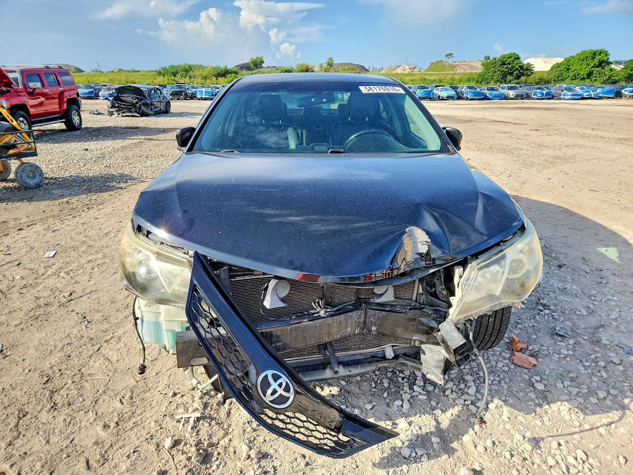 2014 Toyota Camry Se Black vin: 4T1BF1FK2EU322267