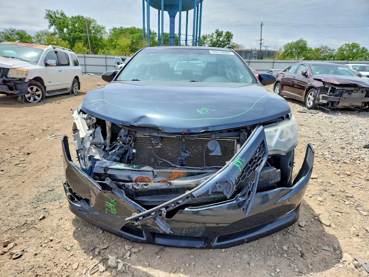 2014 Toyota Camry Se Blue vin: 4T1BF1FK2EU326108