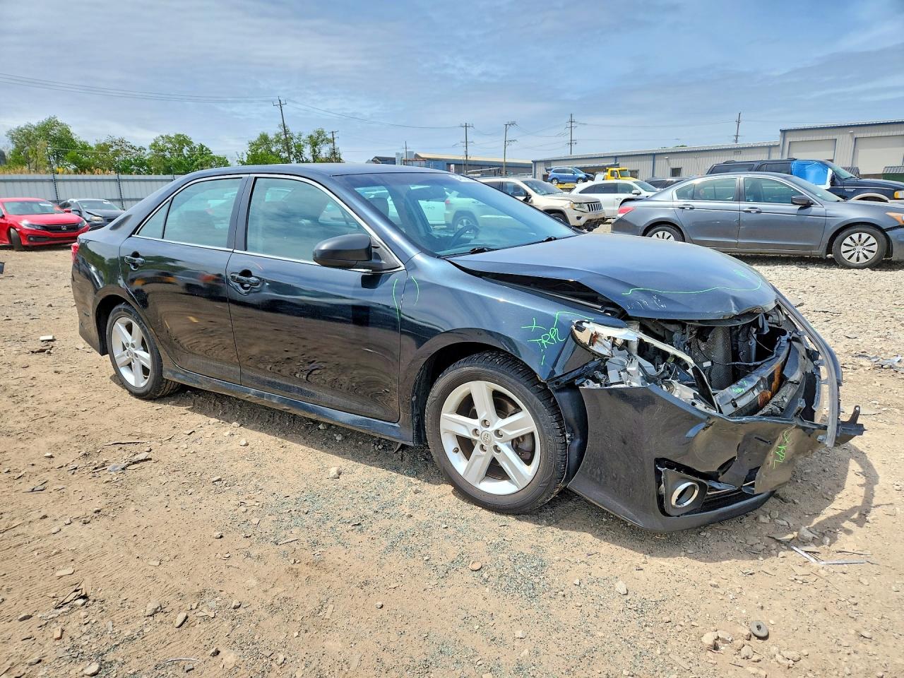 2014 Toyota Camry Se Blue vin: 4T1BF1FK2EU326108