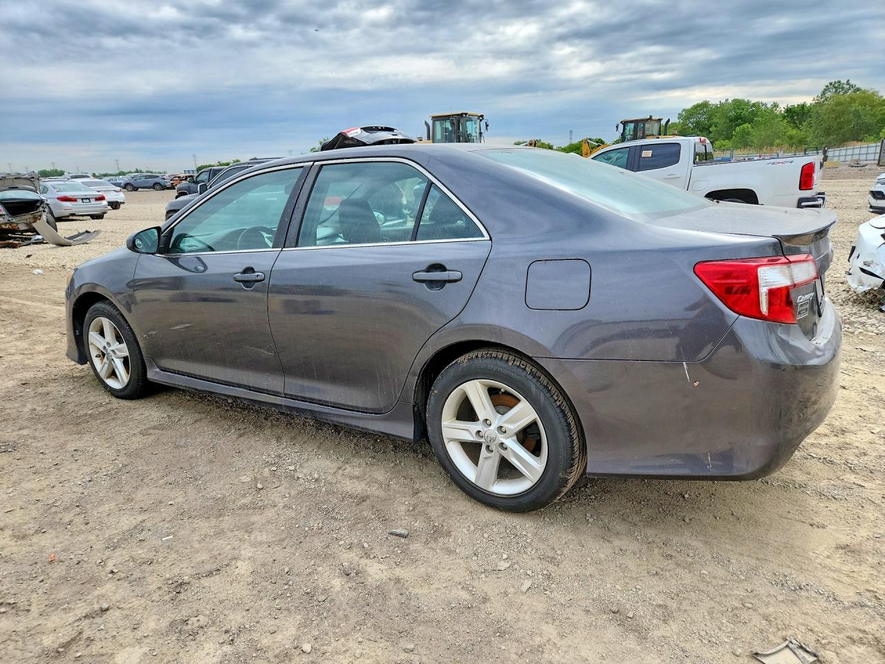 2014 Toyota Camry Se Серый vin: 4T1BF1FK2EU331955