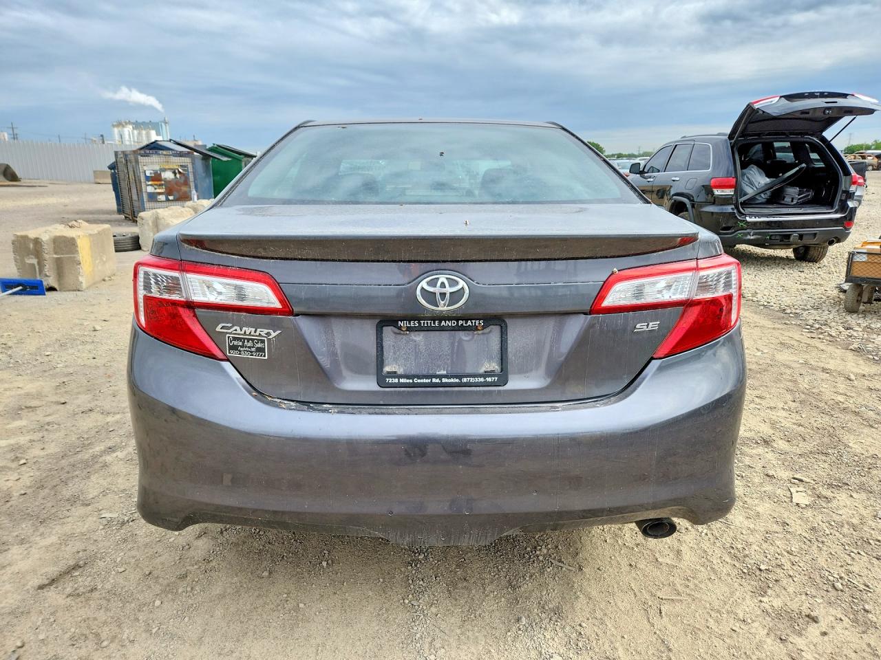 2014 Toyota Camry Se Серый vin: 4T1BF1FK2EU331955