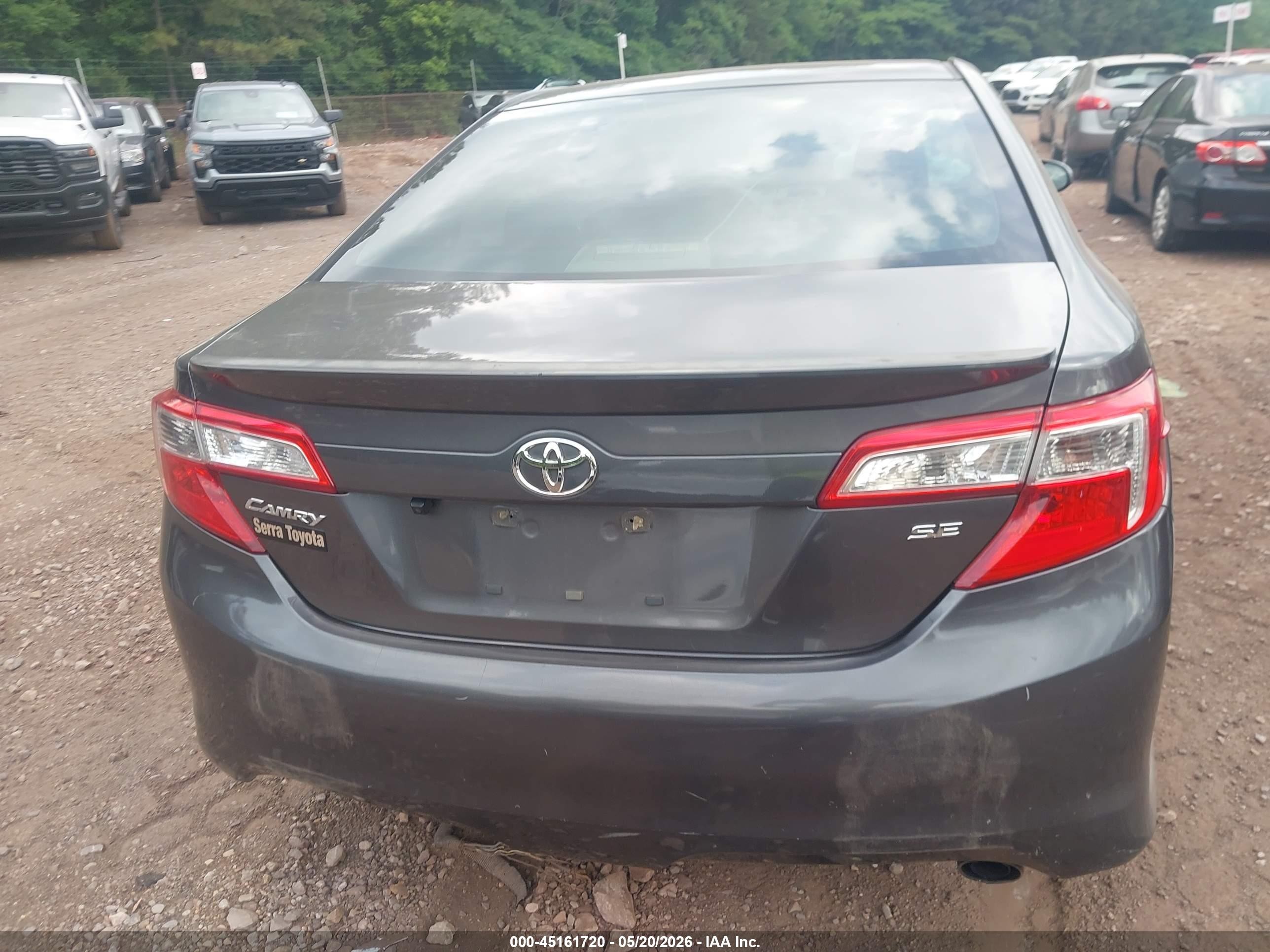 2014 Toyota Camry Se Black vin: 4T1BF1FK2EU335570