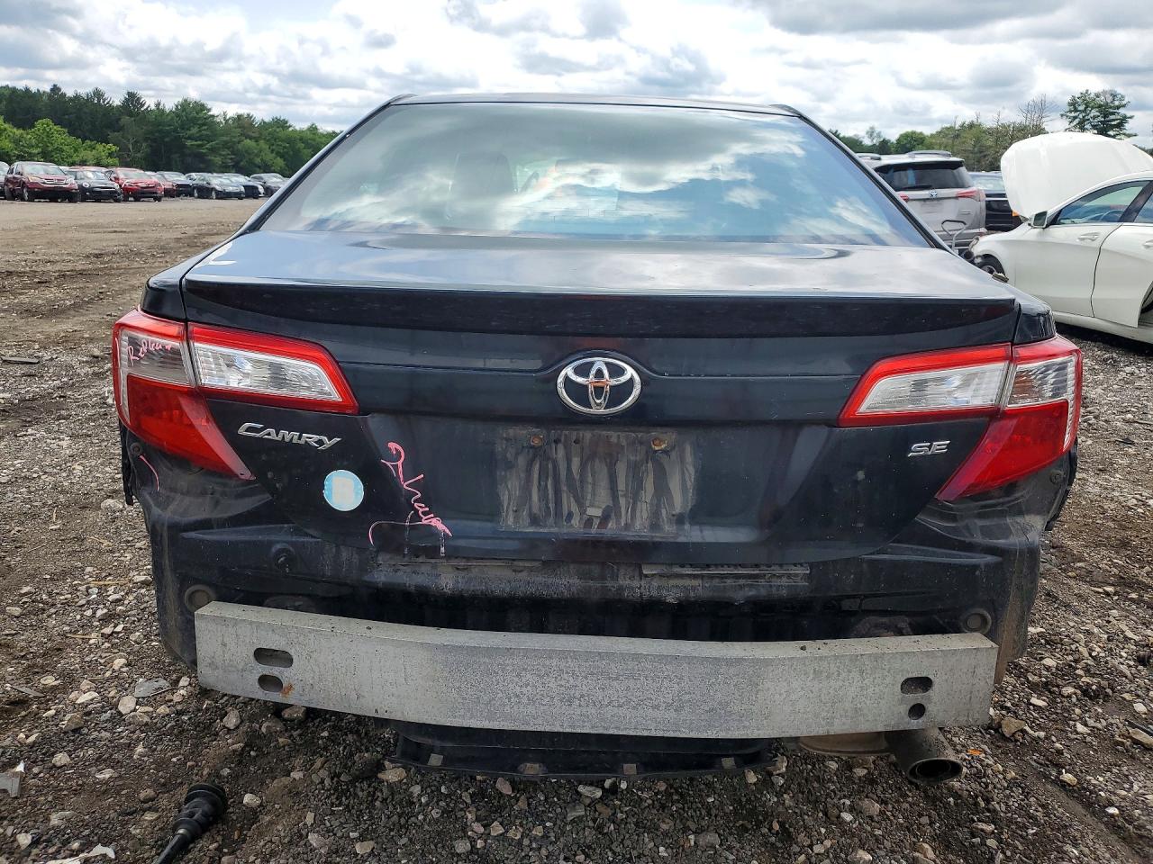 2014 Toyota Camry Se Черный vin: 4T1BF1FK2EU336816
