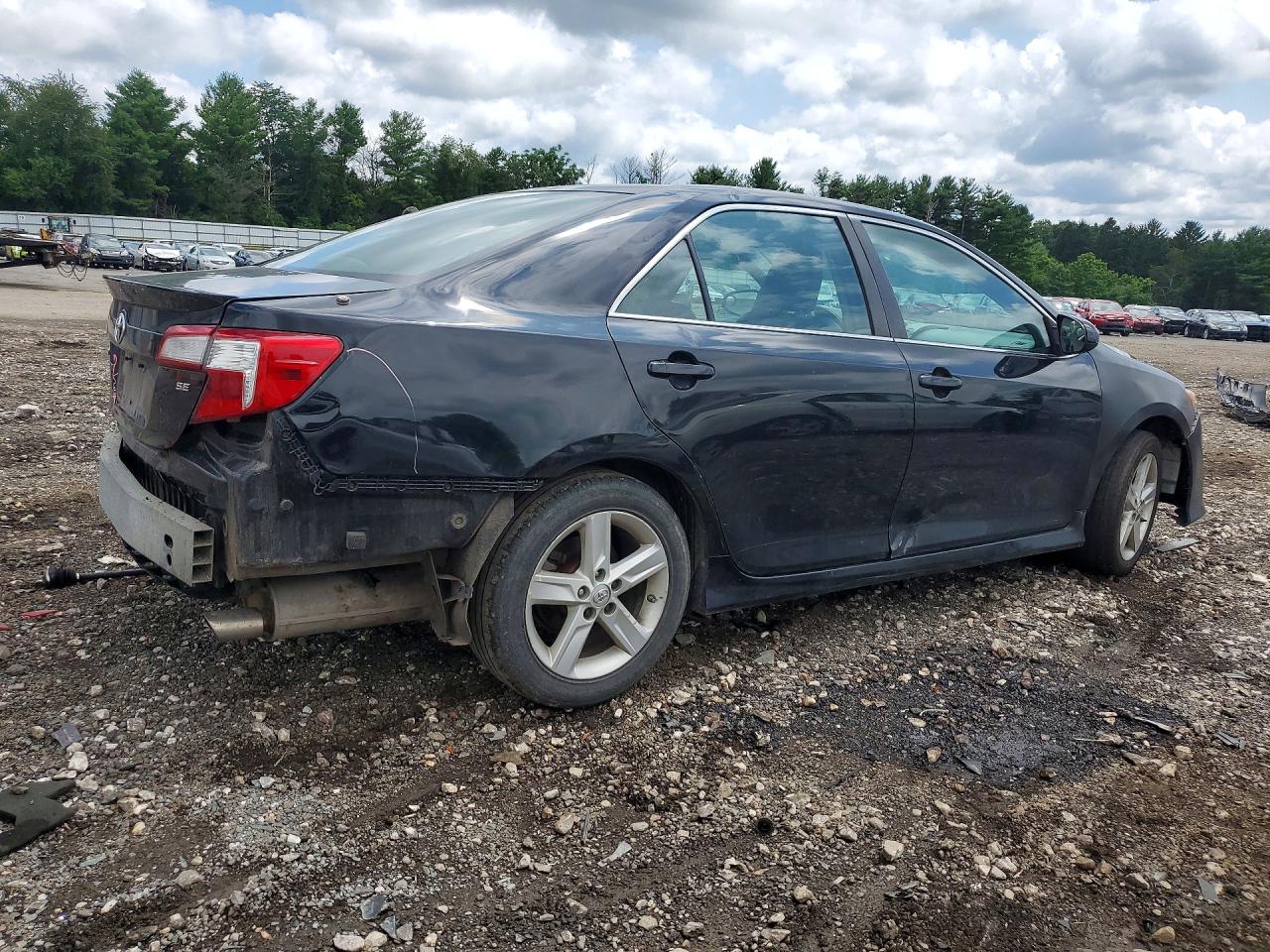 2014 Toyota Camry Se Черный vin: 4T1BF1FK2EU336816