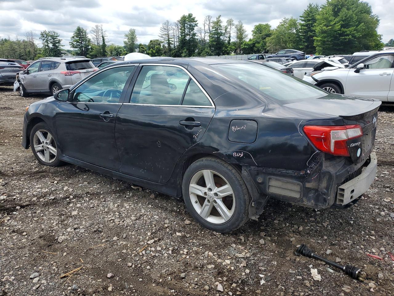 2014 Toyota Camry Se Черный vin: 4T1BF1FK2EU336816