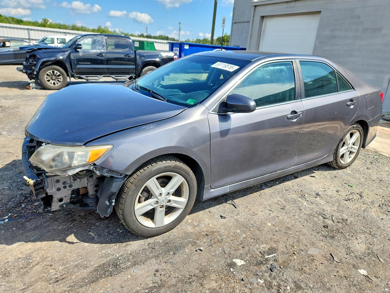 2014 Toyota Camry Se Gray vin: 4T1BF1FK2EU343071