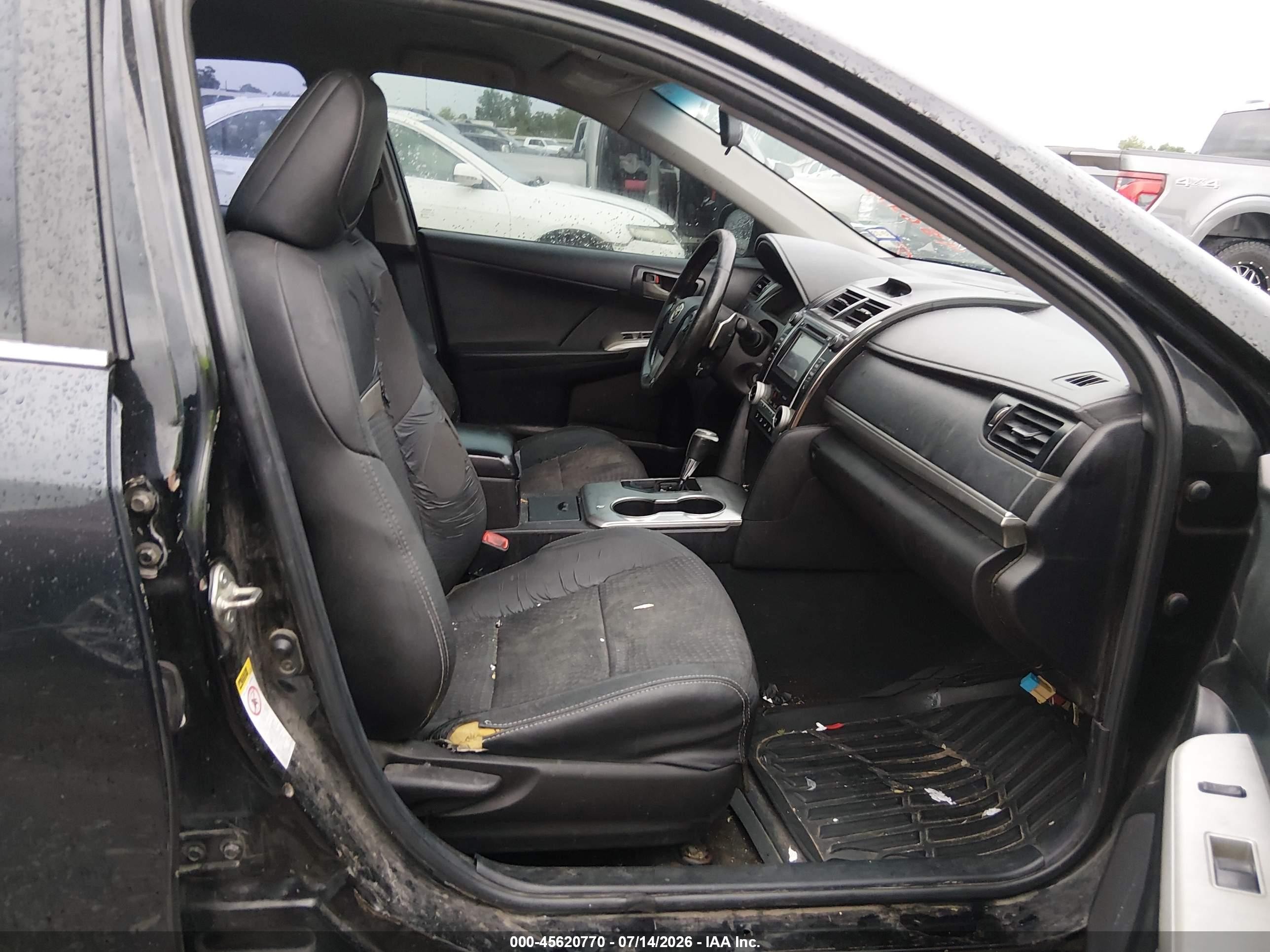 2014 Toyota Camry Se Black vin: 4T1BF1FK2EU361991