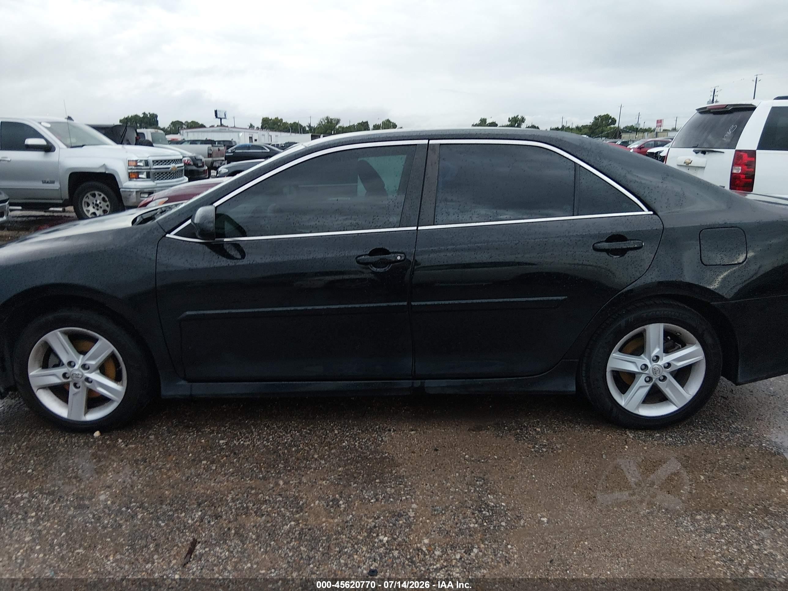 2014 Toyota Camry Se Black vin: 4T1BF1FK2EU361991