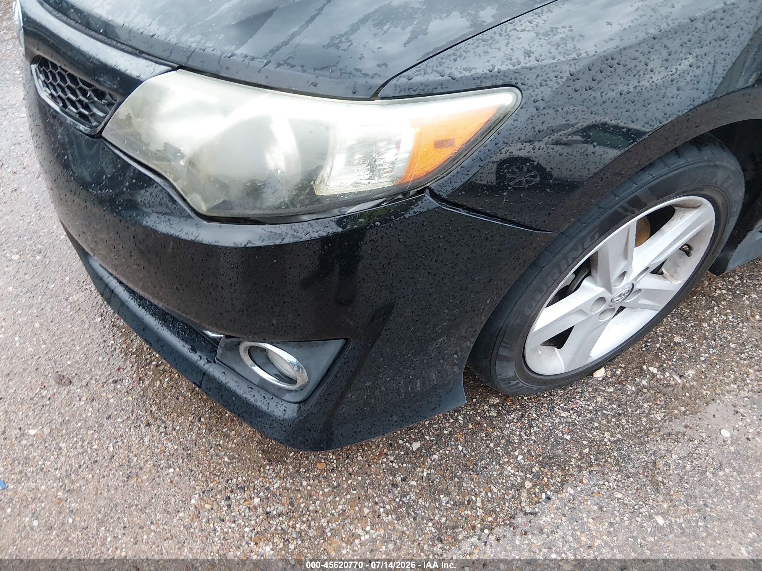 2014 Toyota Camry Se Black vin: 4T1BF1FK2EU361991