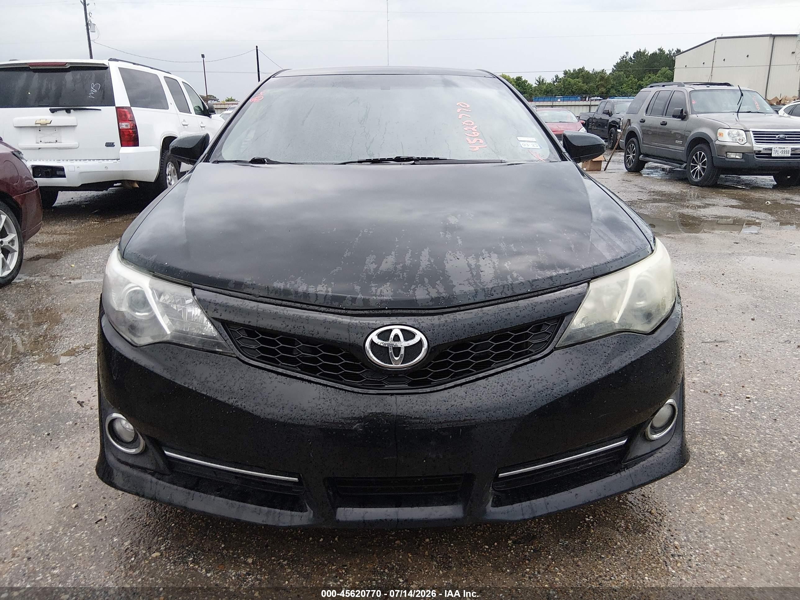 2014 Toyota Camry Se Black vin: 4T1BF1FK2EU361991