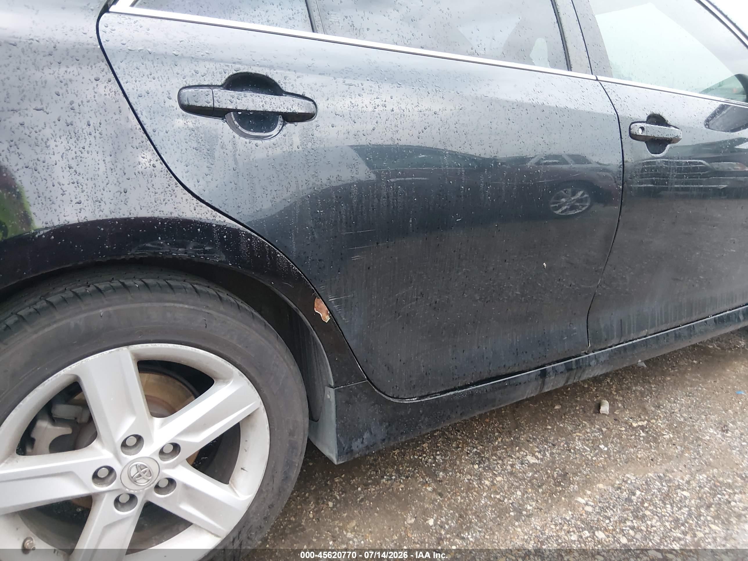 2014 Toyota Camry Se Black vin: 4T1BF1FK2EU361991
