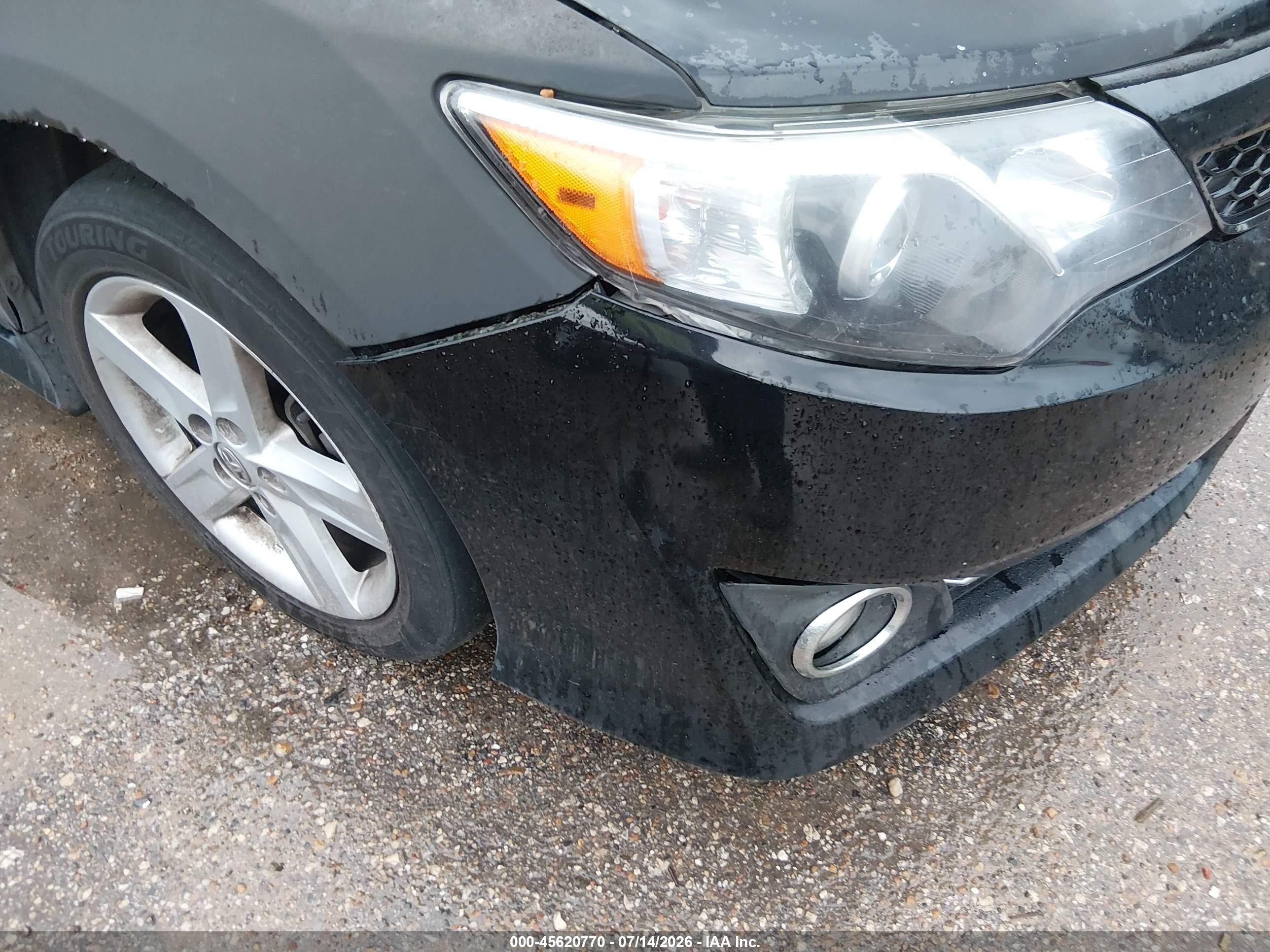 2014 Toyota Camry Se Black vin: 4T1BF1FK2EU361991