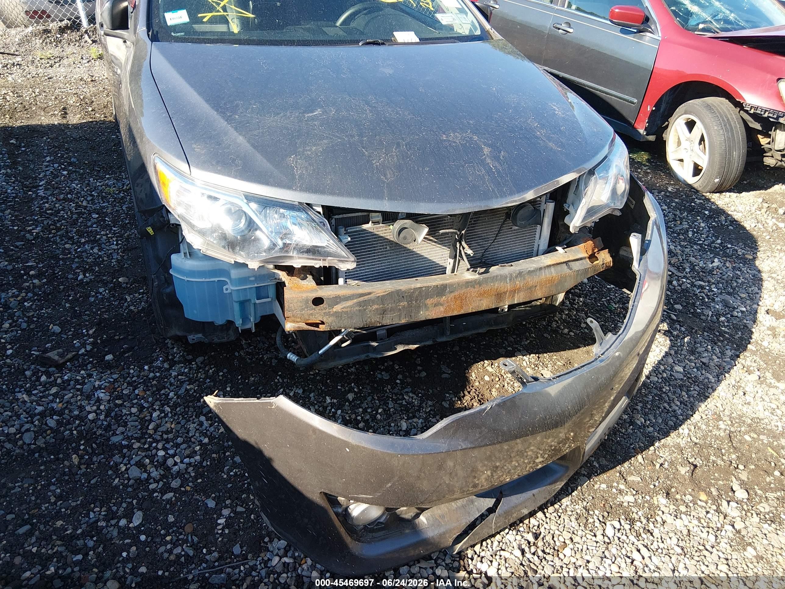 2014 Toyota Camry Se Gray vin: 4T1BF1FK2EU373168
