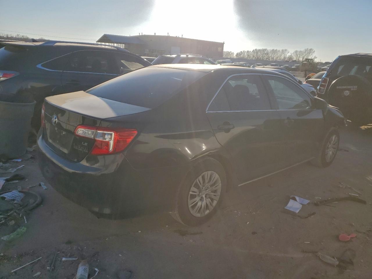 2014 Toyota Camry L Черный vin: 4T1BF1FK2EU415242