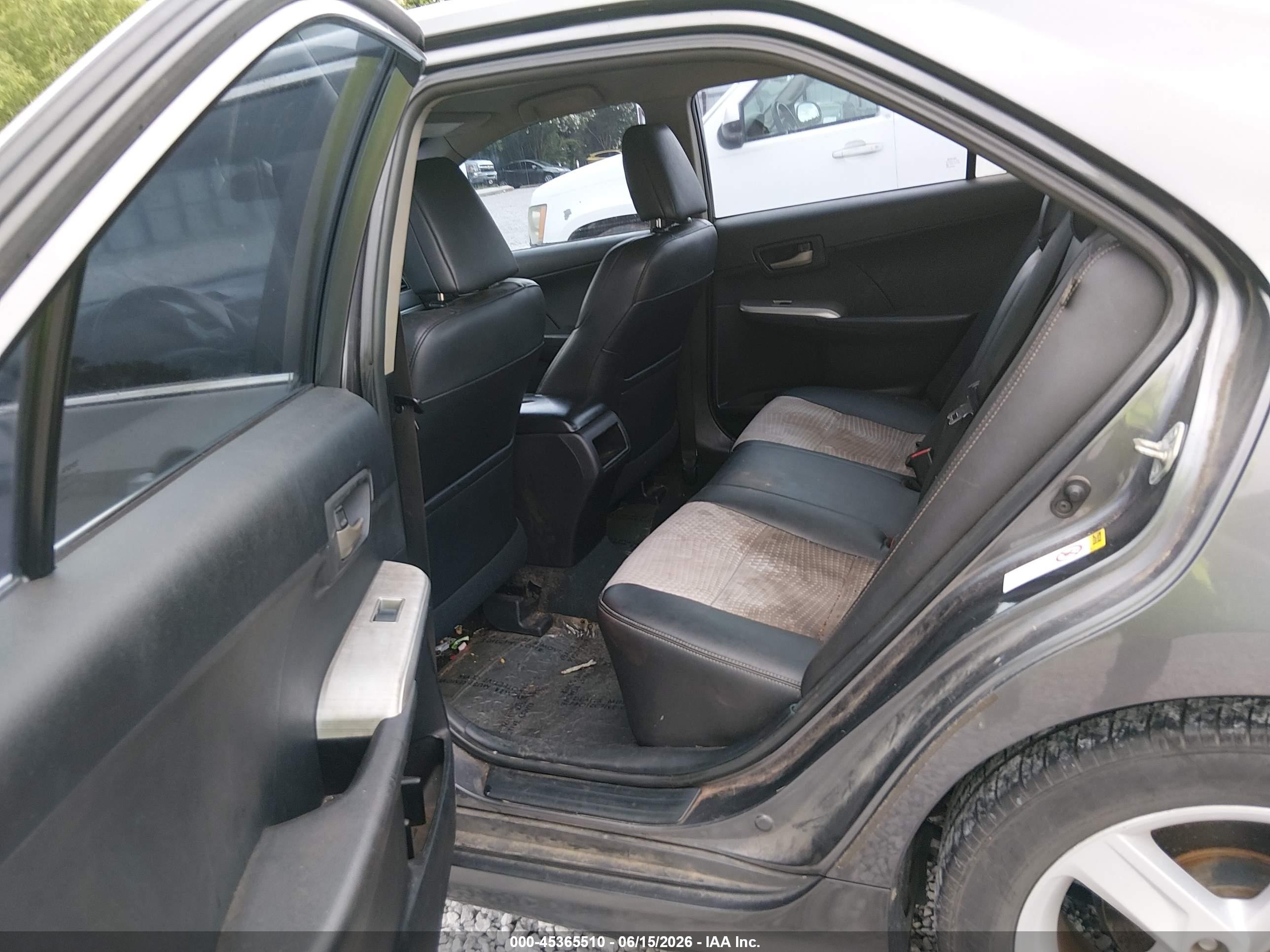 2014 Toyota Camry Se Black vin: 4T1BF1FK2EU421767