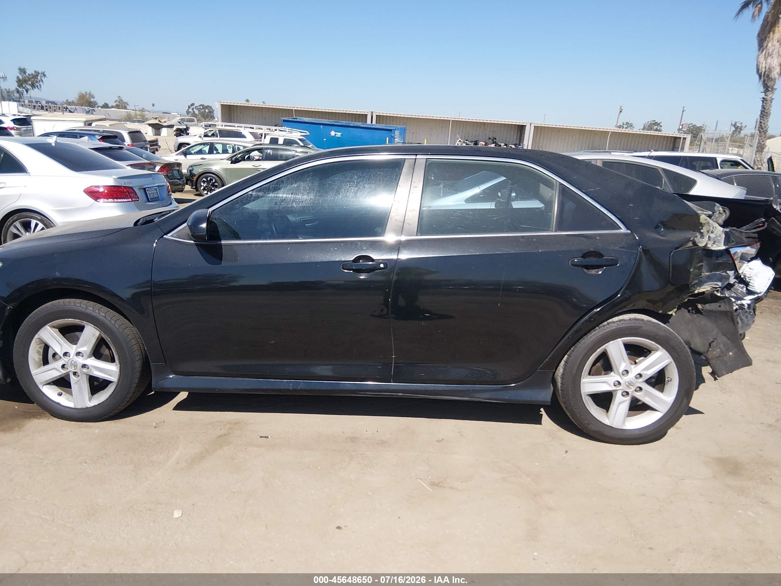 2014 Toyota Camry Se Black vin: 4T1BF1FK2EU430145