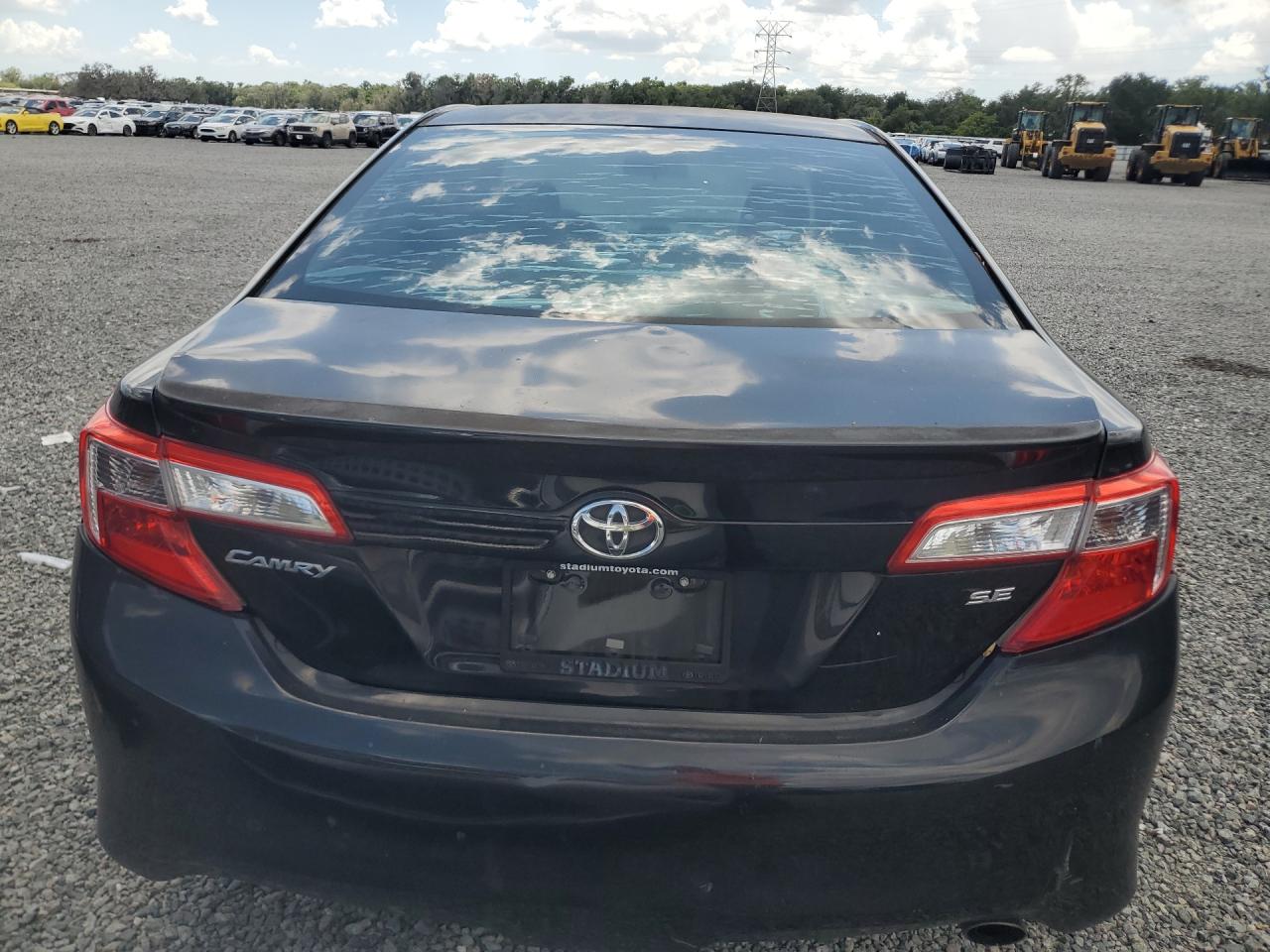 2014 Toyota Camry Se Sport Black vin: 4T1BF1FK2EU438875