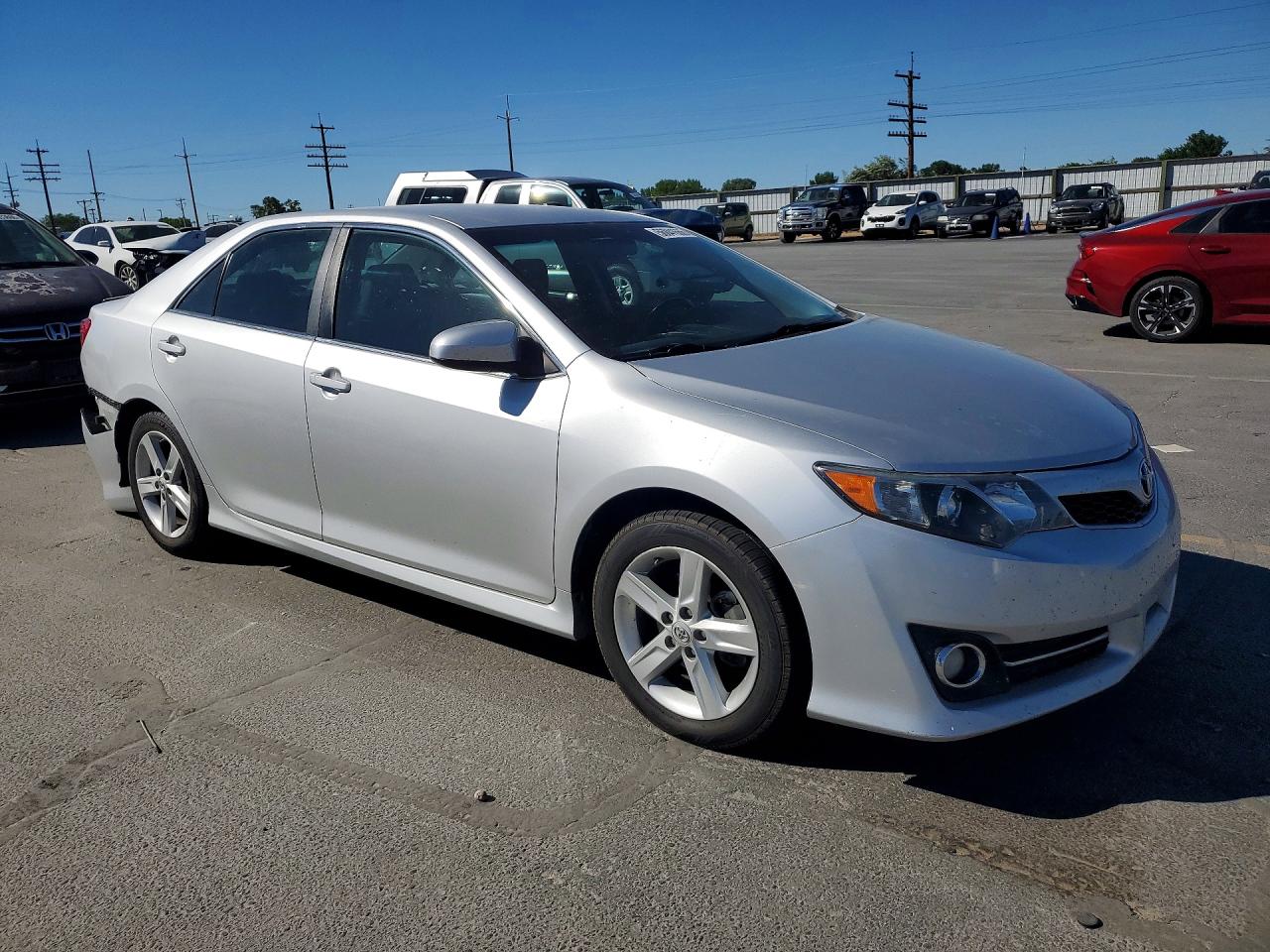 2014 Toyota Camry Se Серебряный vin: 4T1BF1FK2EU440738