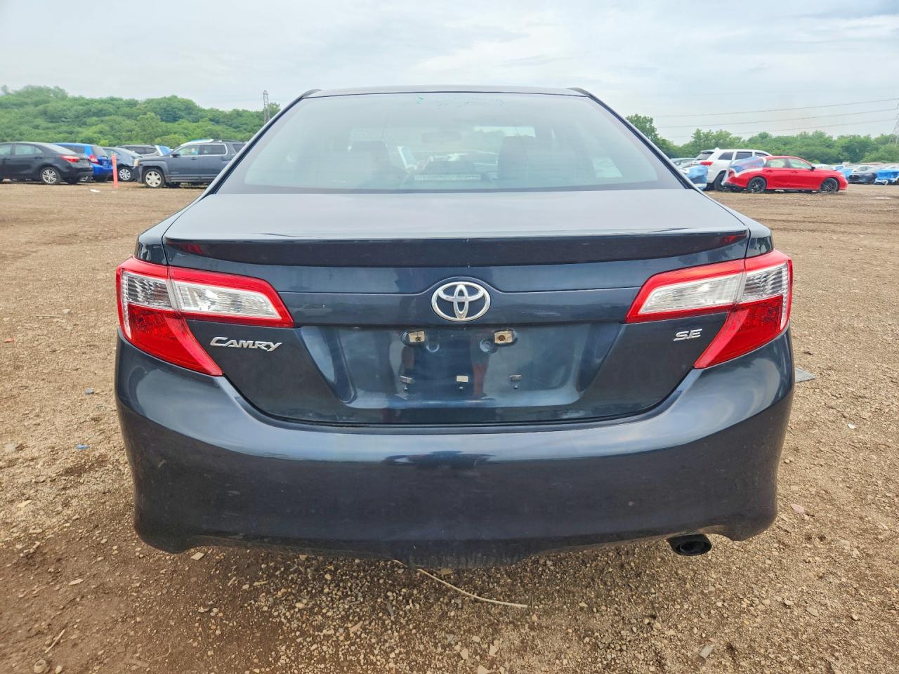 2014 Toyota Camry Se Black vin: 4T1BF1FK2EU451514