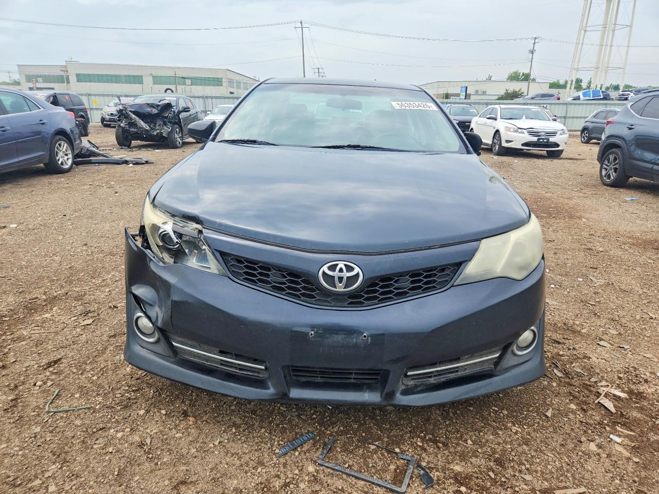 2014 Toyota Camry Se Black vin: 4T1BF1FK2EU451514