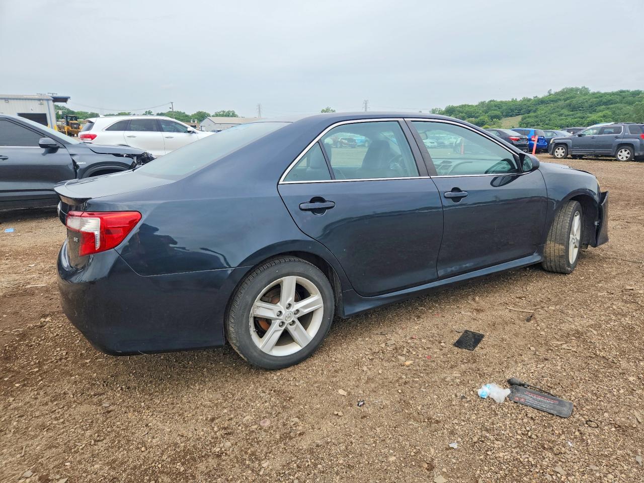 2014 Toyota Camry Se Black vin: 4T1BF1FK2EU451514