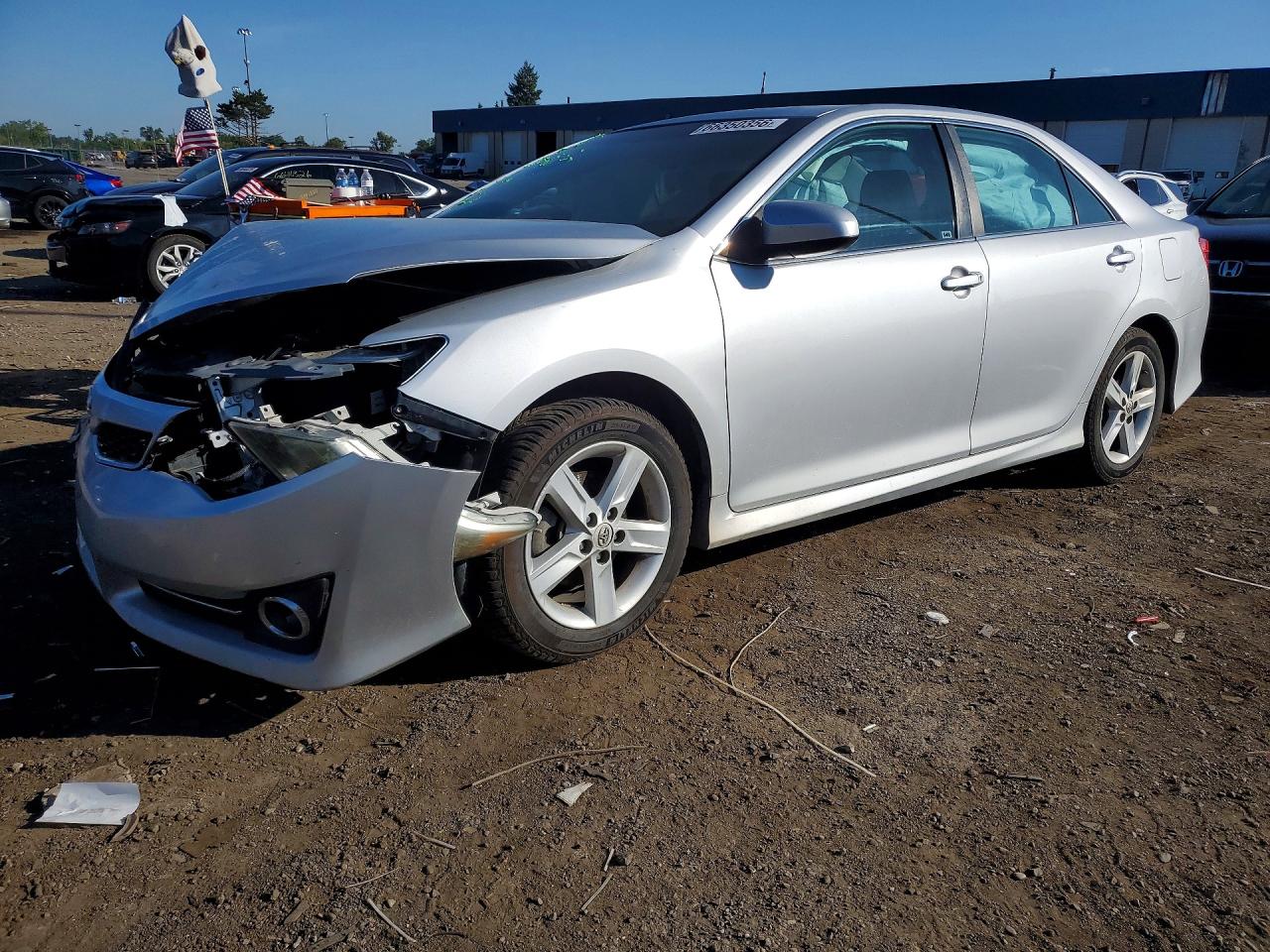2014 Toyota Camry Se Silver vin: 4T1BF1FK2EU452100