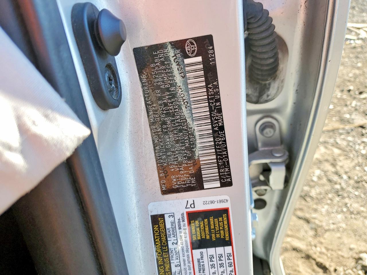 2014 Toyota Camry Se Silver vin: 4T1BF1FK2EU452100