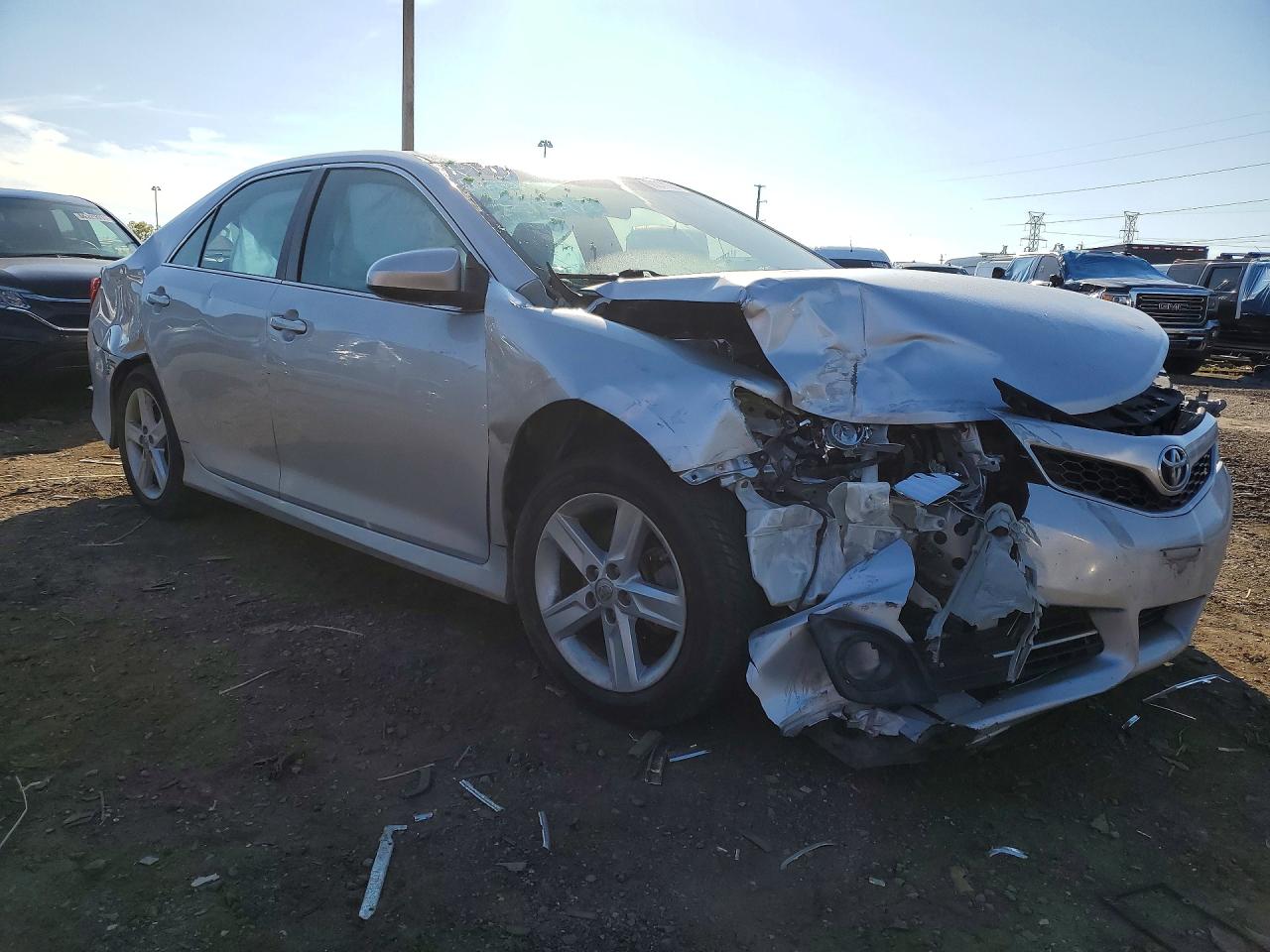 2014 Toyota Camry Se Silver vin: 4T1BF1FK2EU452100