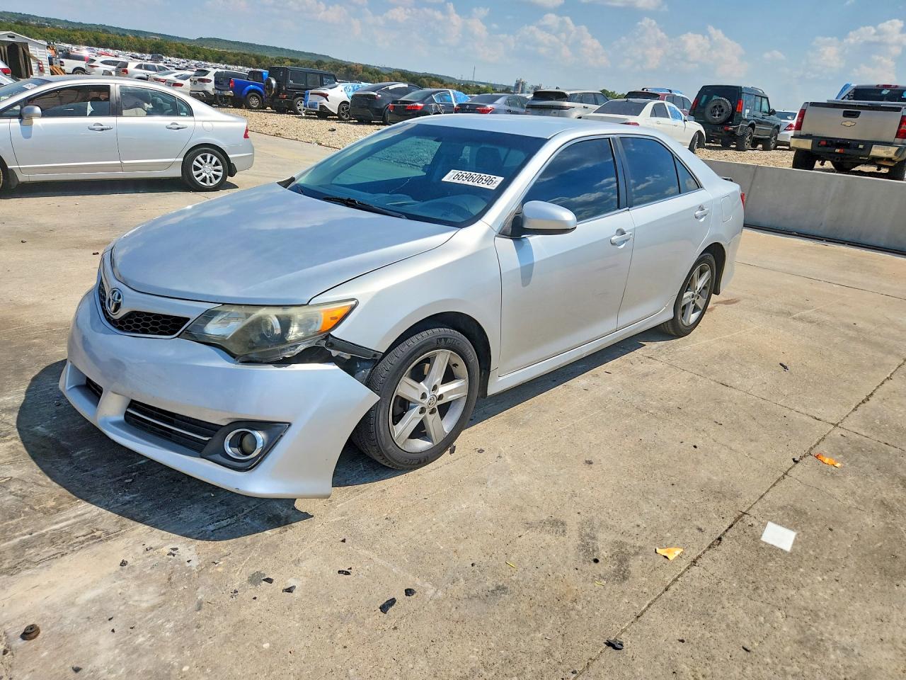 2014 Toyota Camry Se Silver vin: 4T1BF1FK2EU453845