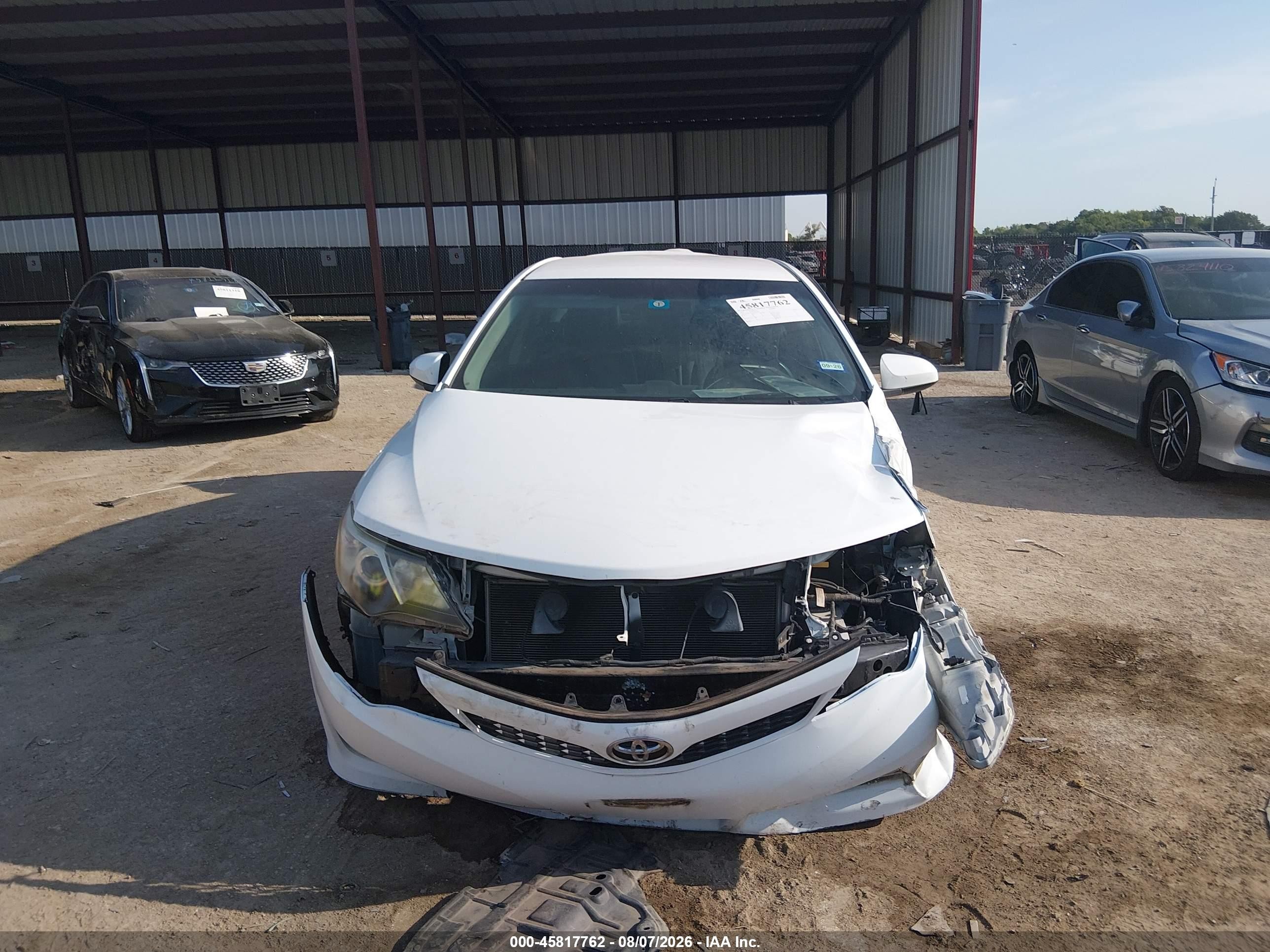 2014 Toyota Camry Se White vin: 4T1BF1FK2EU459323