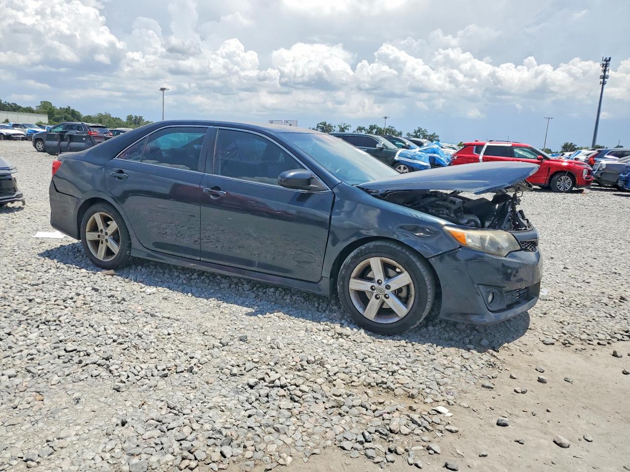2014 Toyota Camry Se Blue vin: 4T1BF1FK2EU462349
