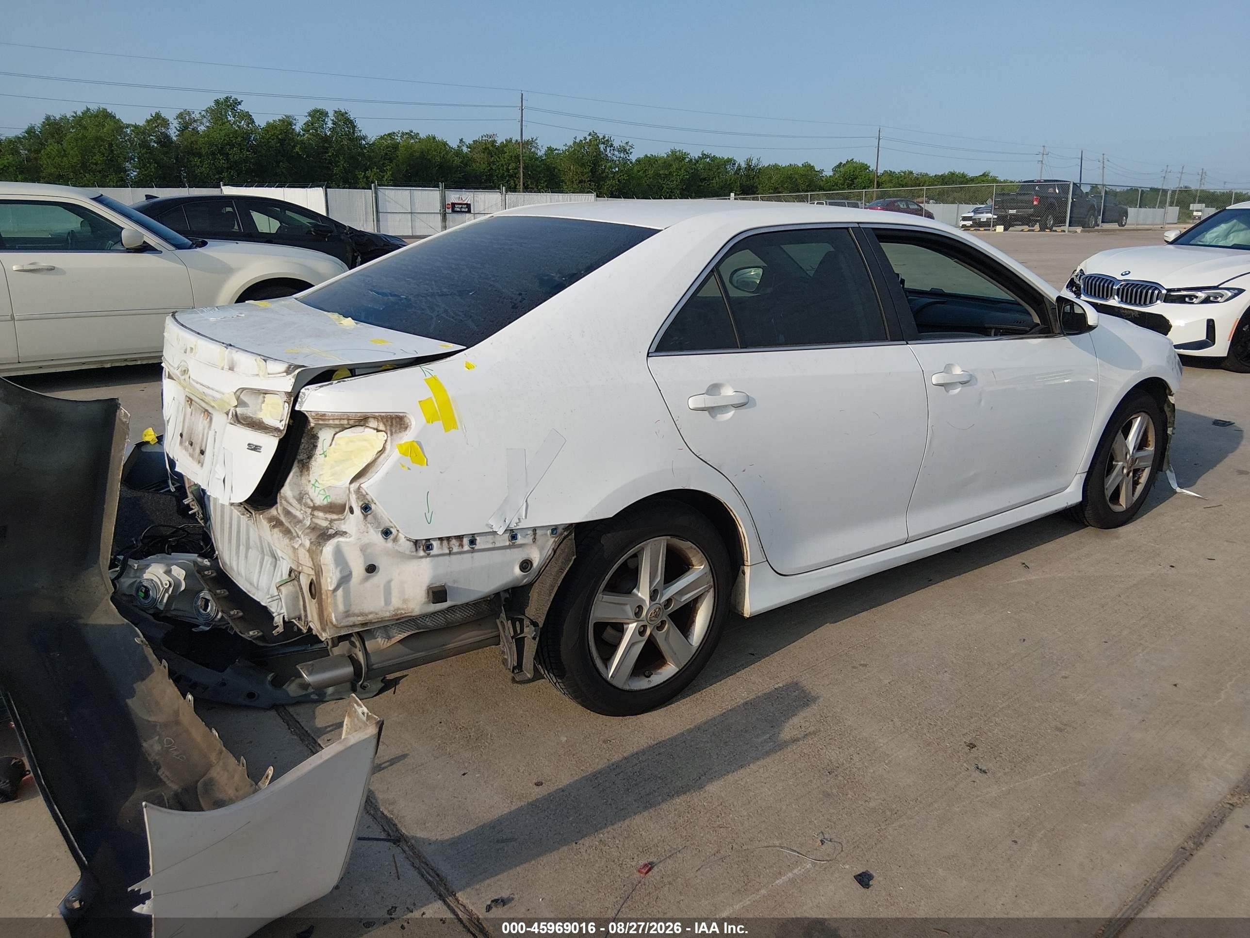 2014 Toyota Camry Se Белый vin: 4T1BF1FK2EU471343
