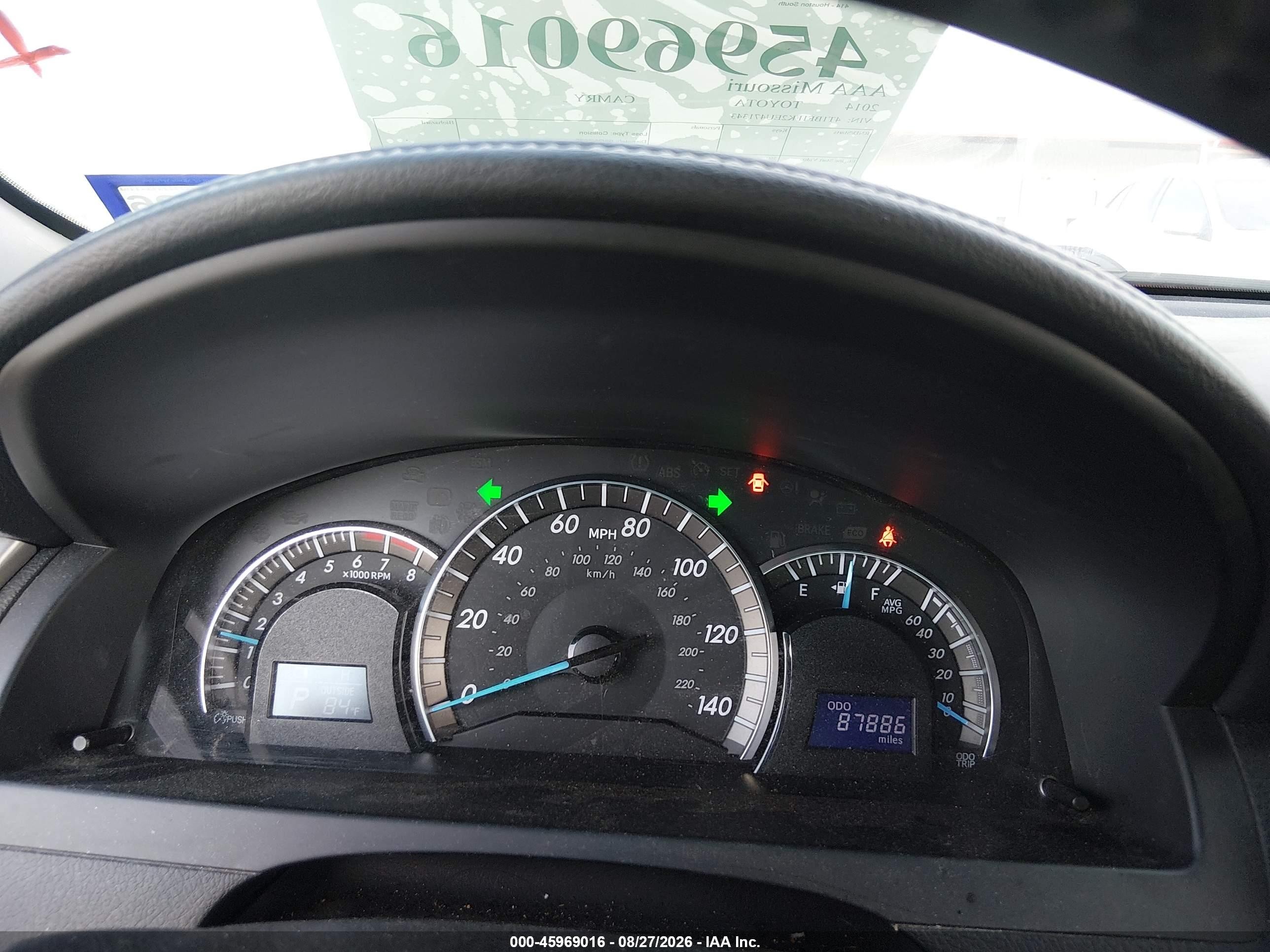 2014 Toyota Camry Se Белый vin: 4T1BF1FK2EU471343