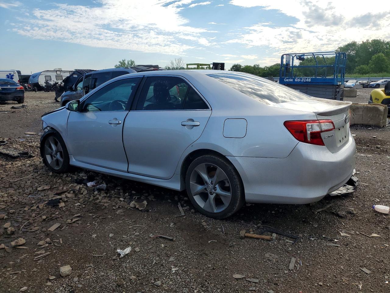 2014 Toyota Camry Se Sport Silver vin: 4T1BF1FK2EU726489