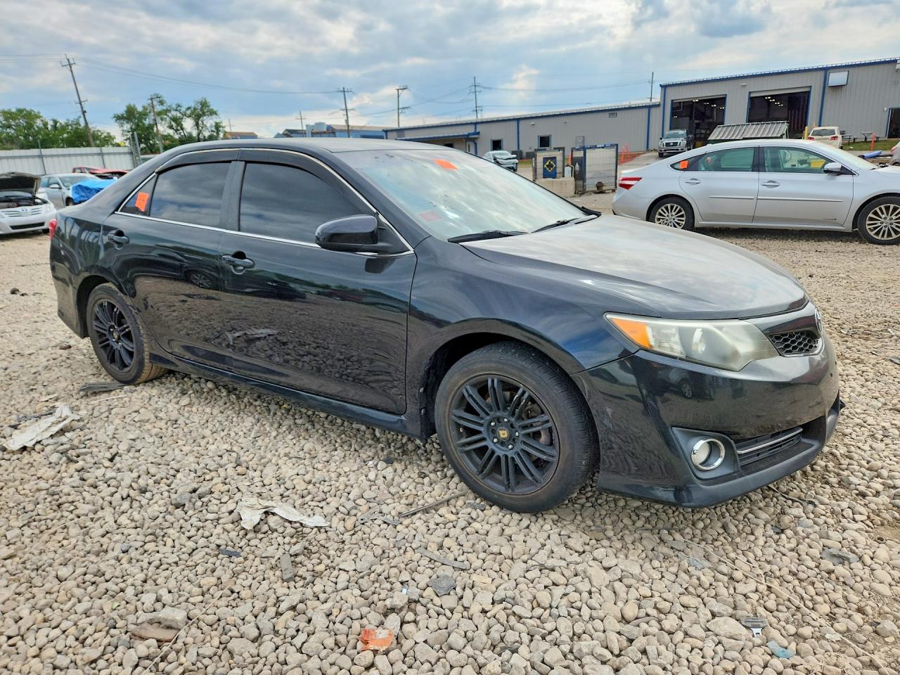 2014 Toyota Camry Se Black vin: 4T1BF1FK2EU734947