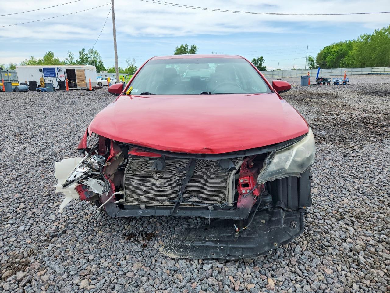 2014 Toyota Camry Se Red vin: 4T1BF1FK2EU737105