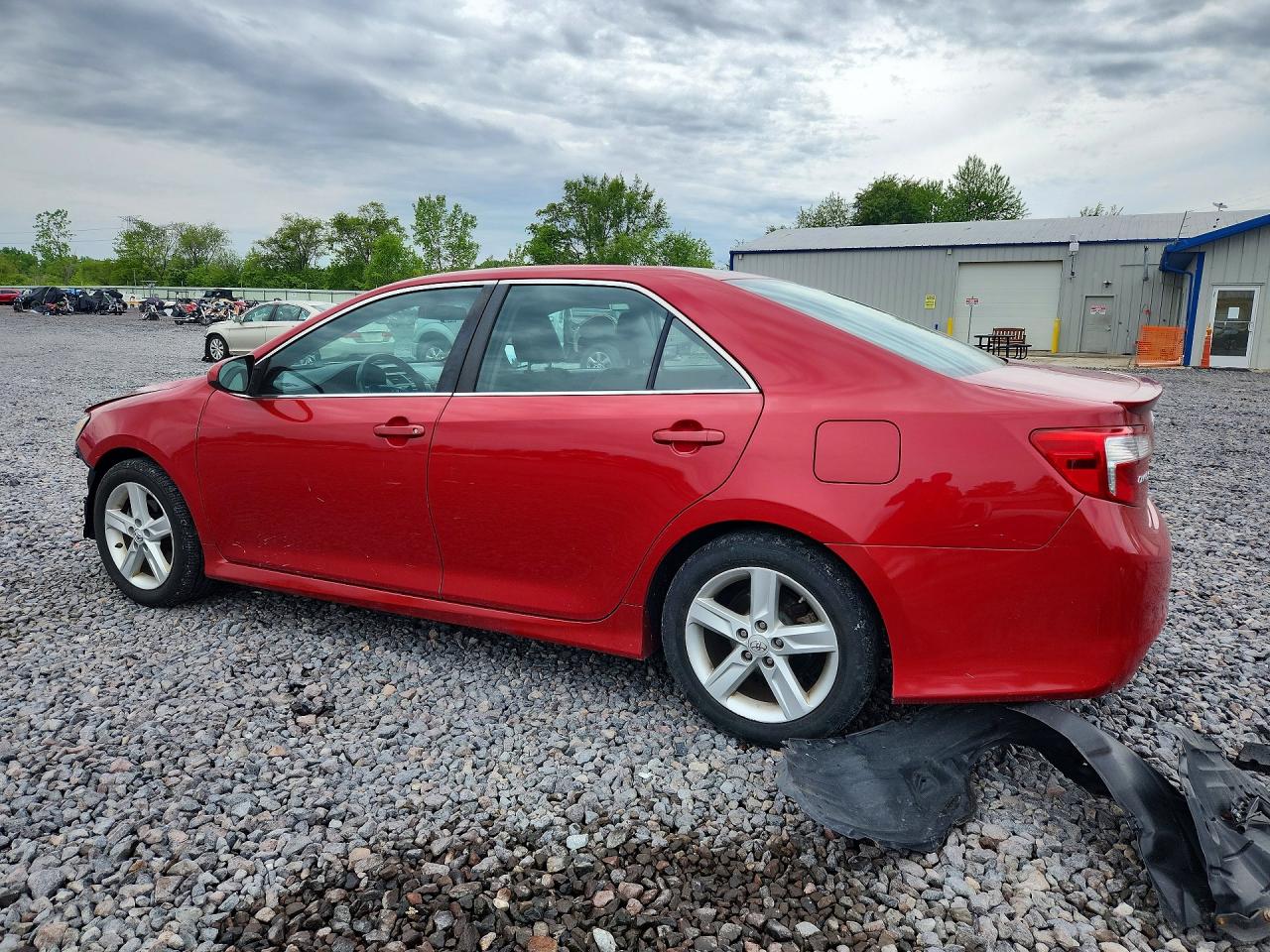 2014 Toyota Camry Se Red vin: 4T1BF1FK2EU737105
