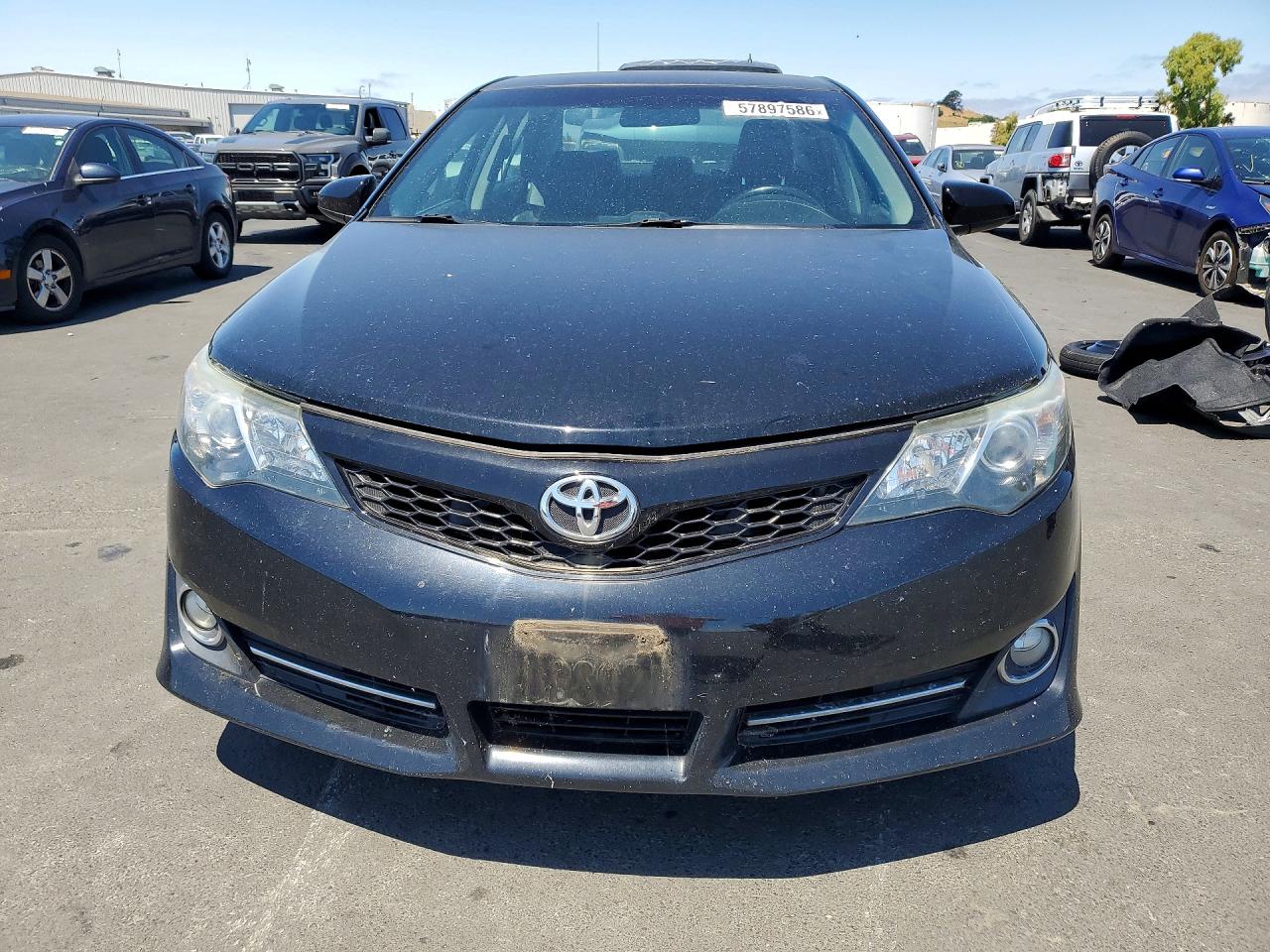 2014 Toyota Camry Se Black vin: 4T1BF1FK2EU744278