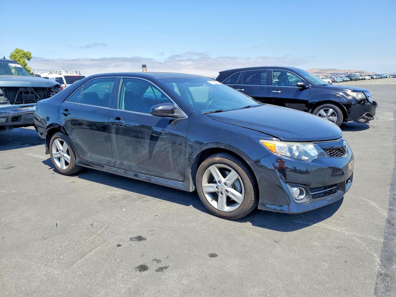 2014 Toyota Camry Se Black vin: 4T1BF1FK2EU744278