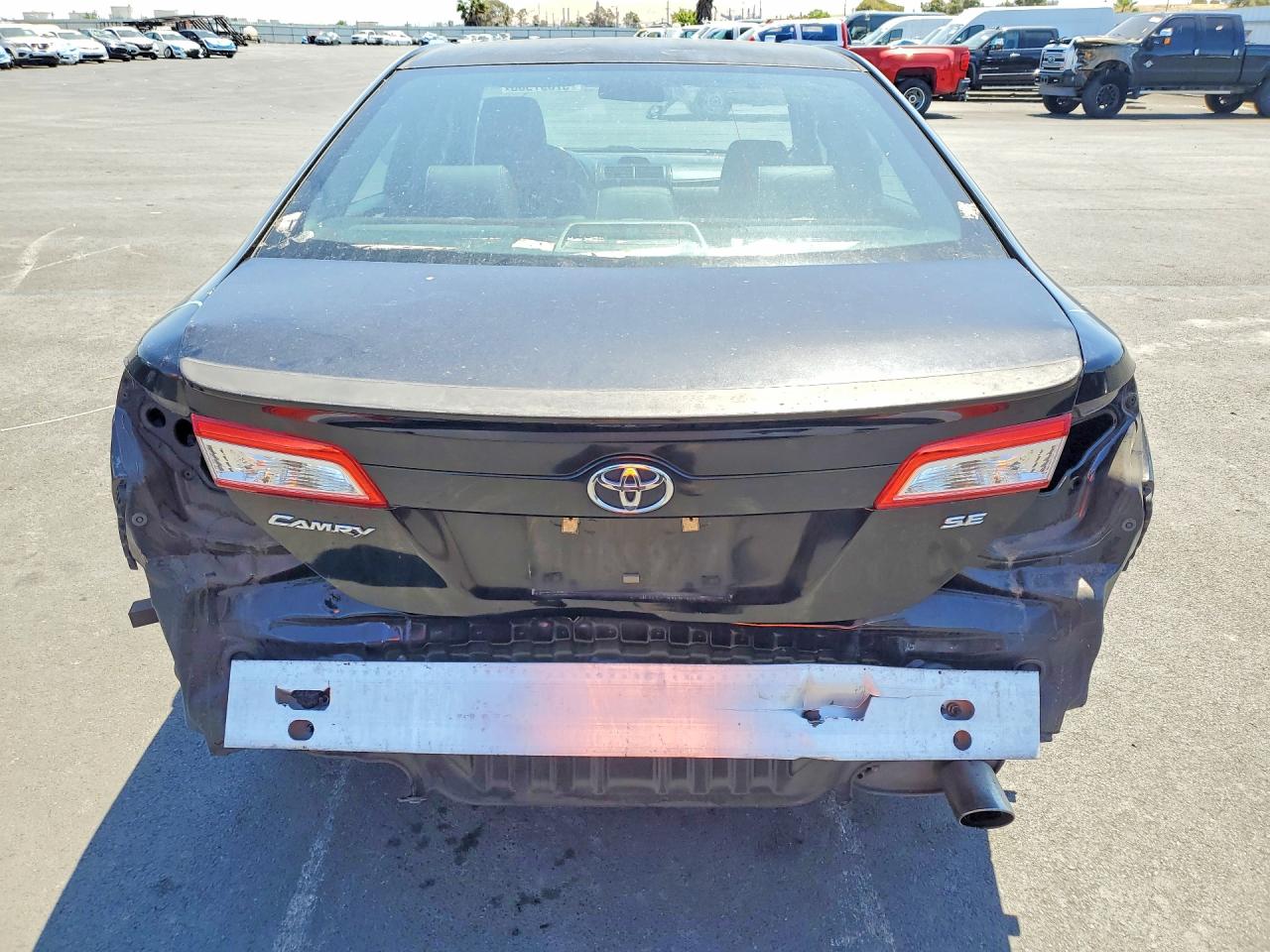 2014 Toyota Camry Se Black vin: 4T1BF1FK2EU744278